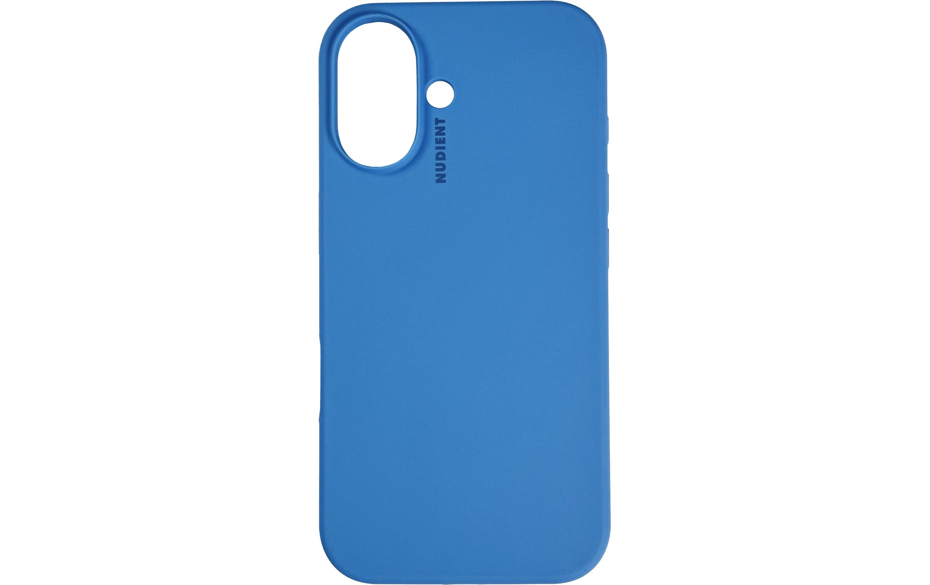 Nudient Back Cover Base Case Magsafe iPhone 16 Vibrant Blue