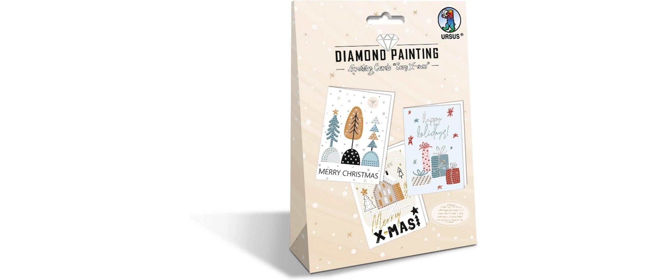 URSUS Bastelset Creativ-Set X-Mas 3 Stück