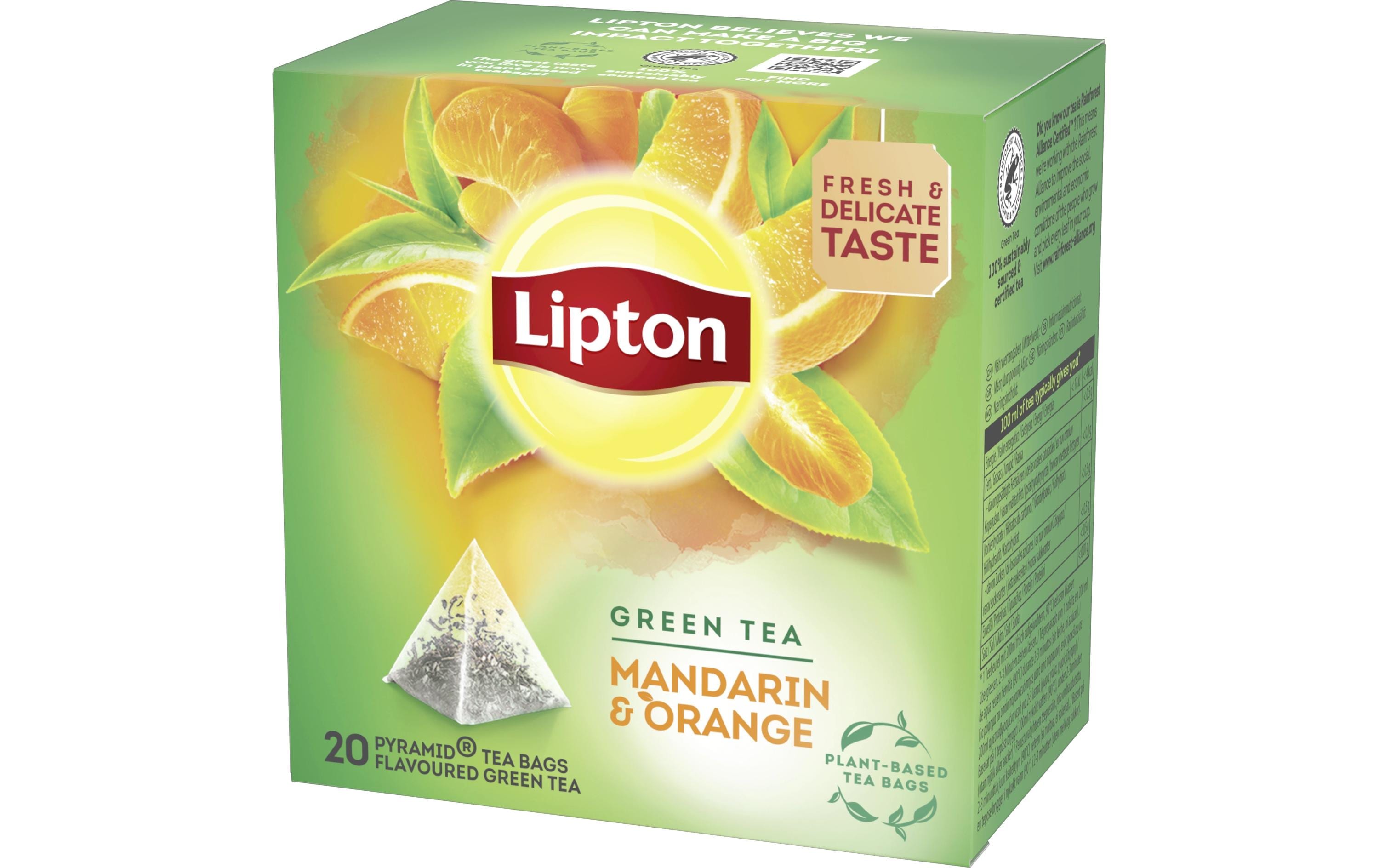 Lipton Teebeutel Green Mandarin & Orange 20 Stück