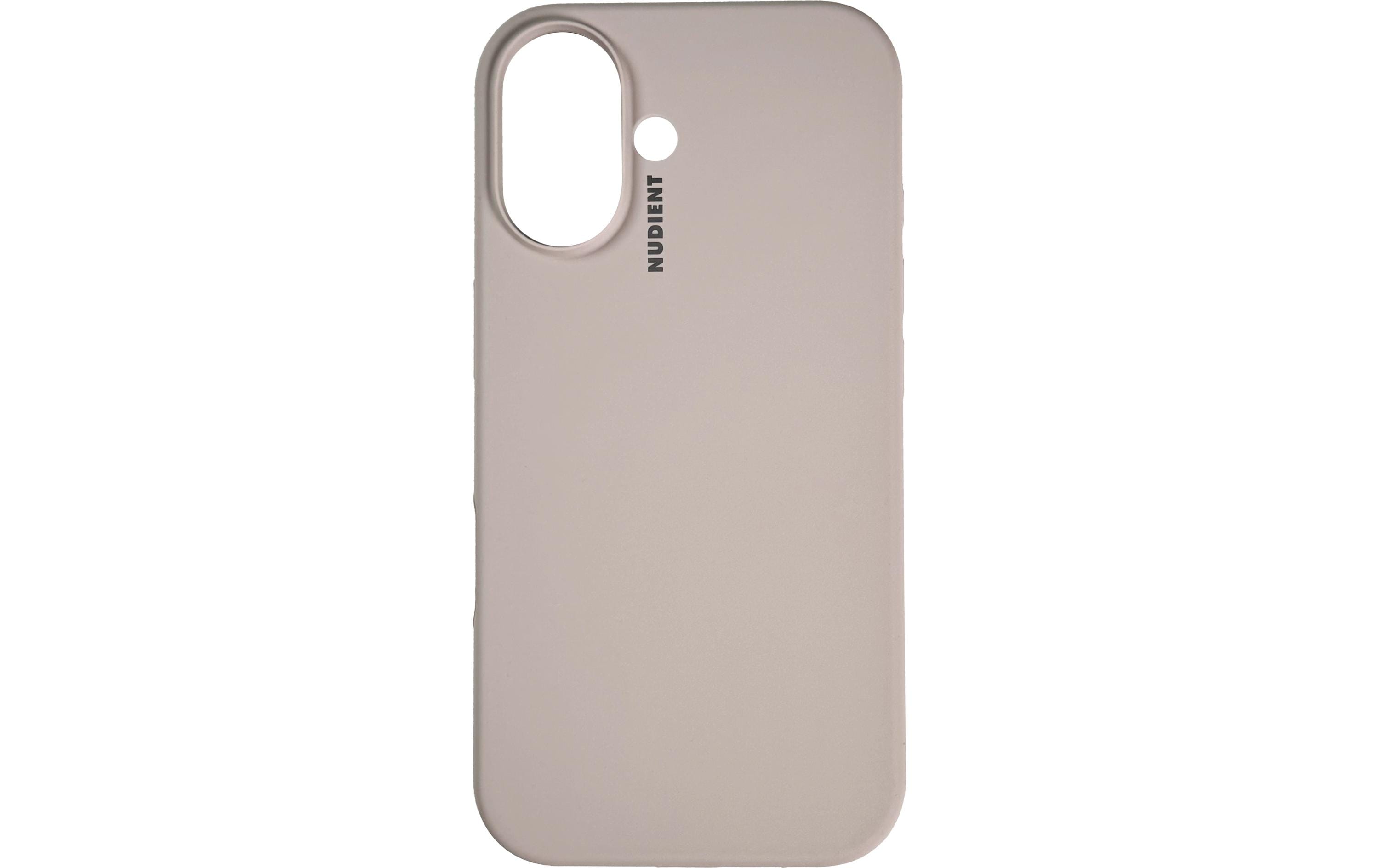 Nudient Back Cover Base Case Magsafe iPhone 16 Stone Beige