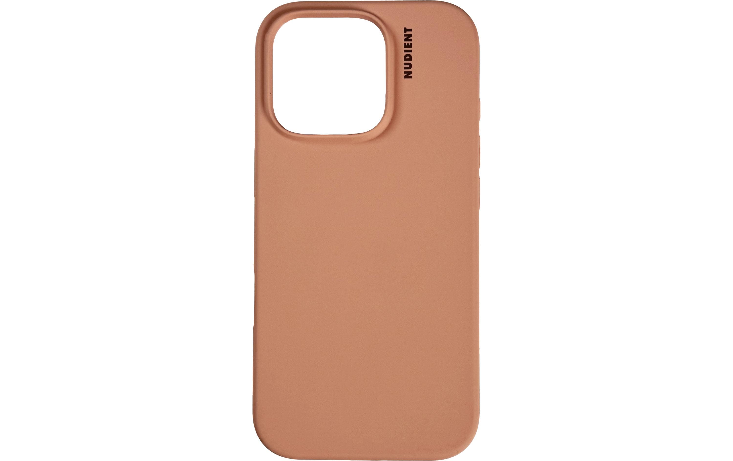 Nudient Back Cover Base Magsafe iPhone 16 Pro Peach Orange
