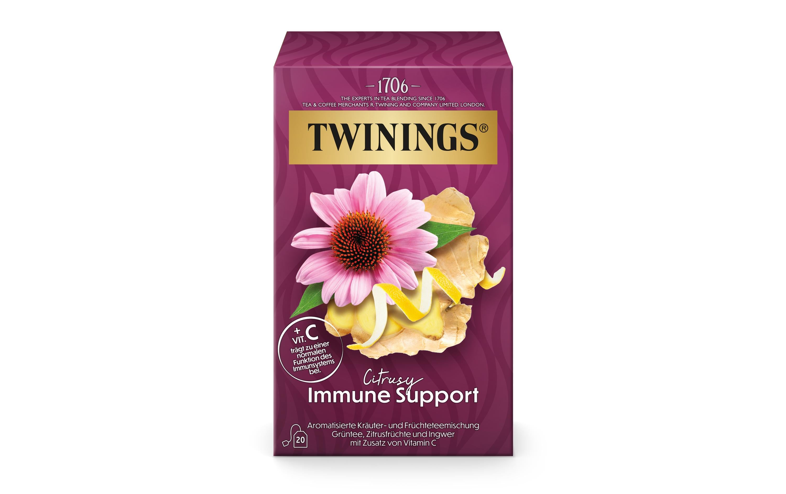 Twinings Teebeutel Citrusy Immune Support 20 Stück