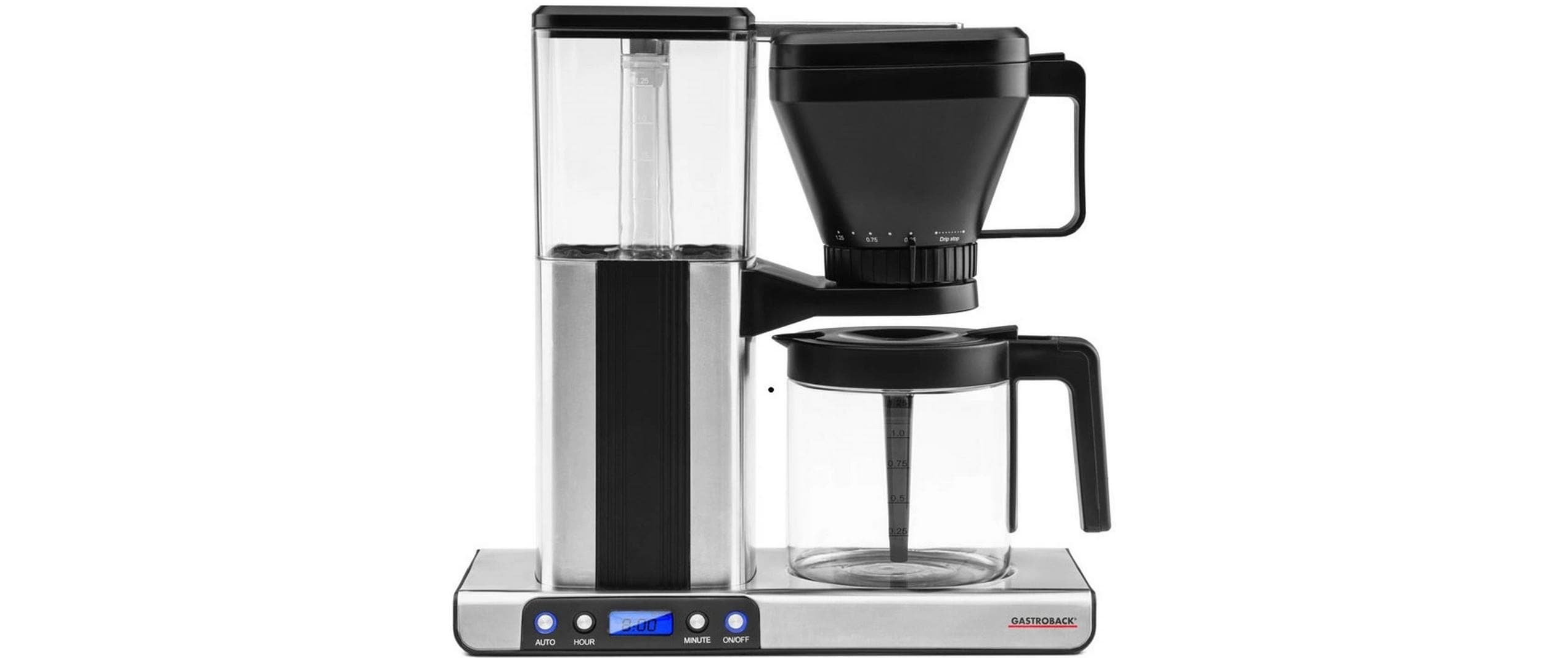Gastroback Filterkaffeemaschine Design Brew Advanced Schwarz/Silber