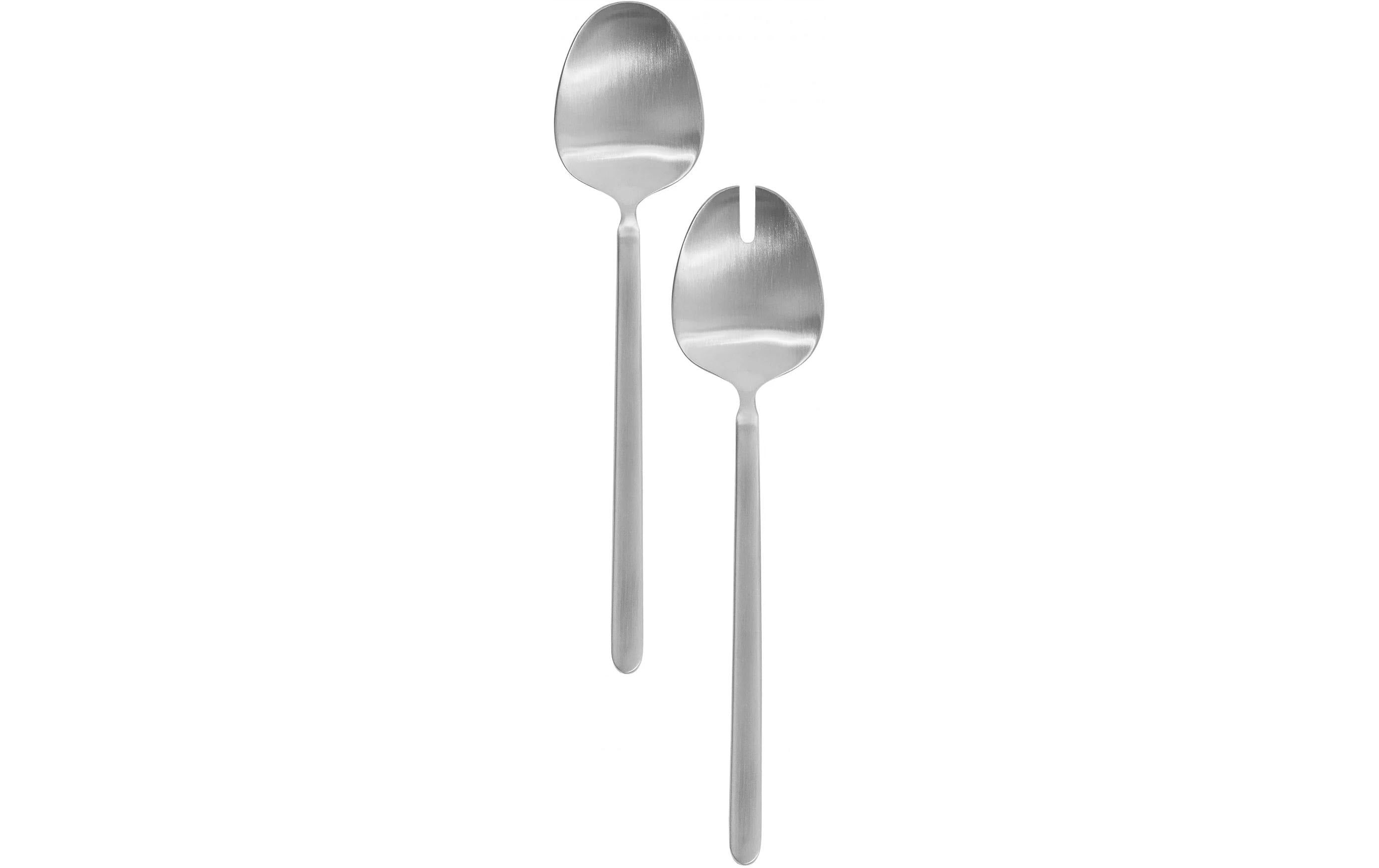Blomus Salatbesteck Stella 2 Stück, Silber