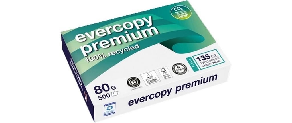Evercopy Kopierpapier Premium A4, Weiss, 80 g/m², 500 Blatt