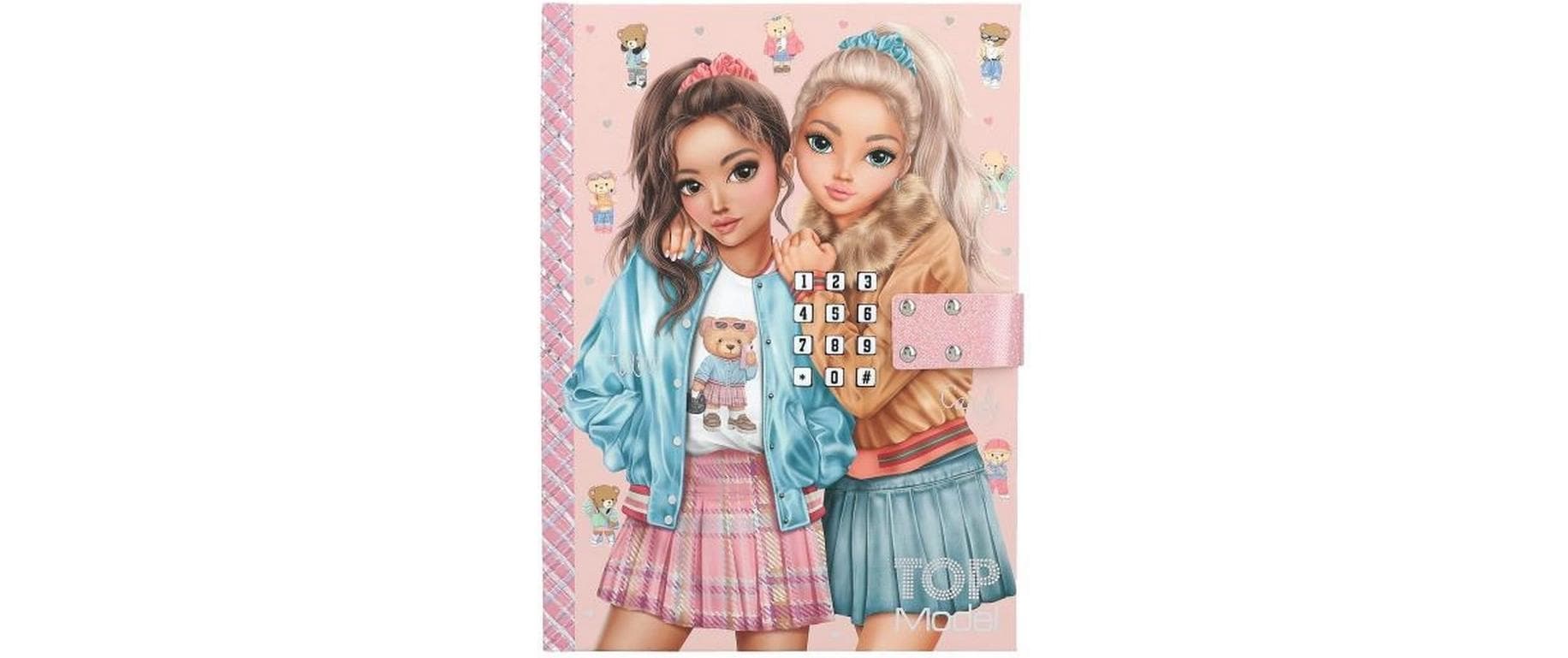 Topmodel Tagebuch Top Model Team Teddy mit Code und Musik