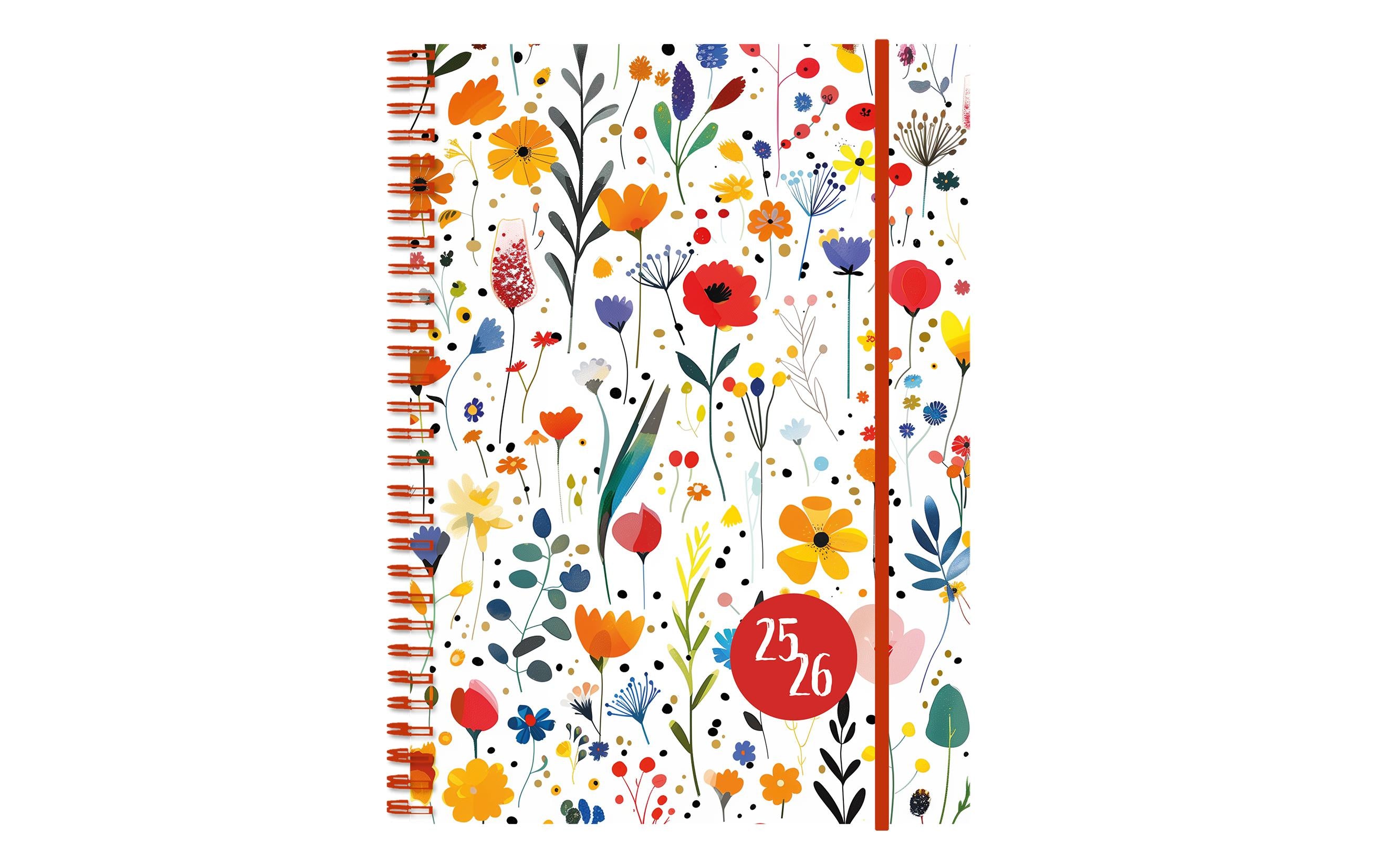 Simplex Schulagenda Emotions weekly A5, 2025-2026, Field