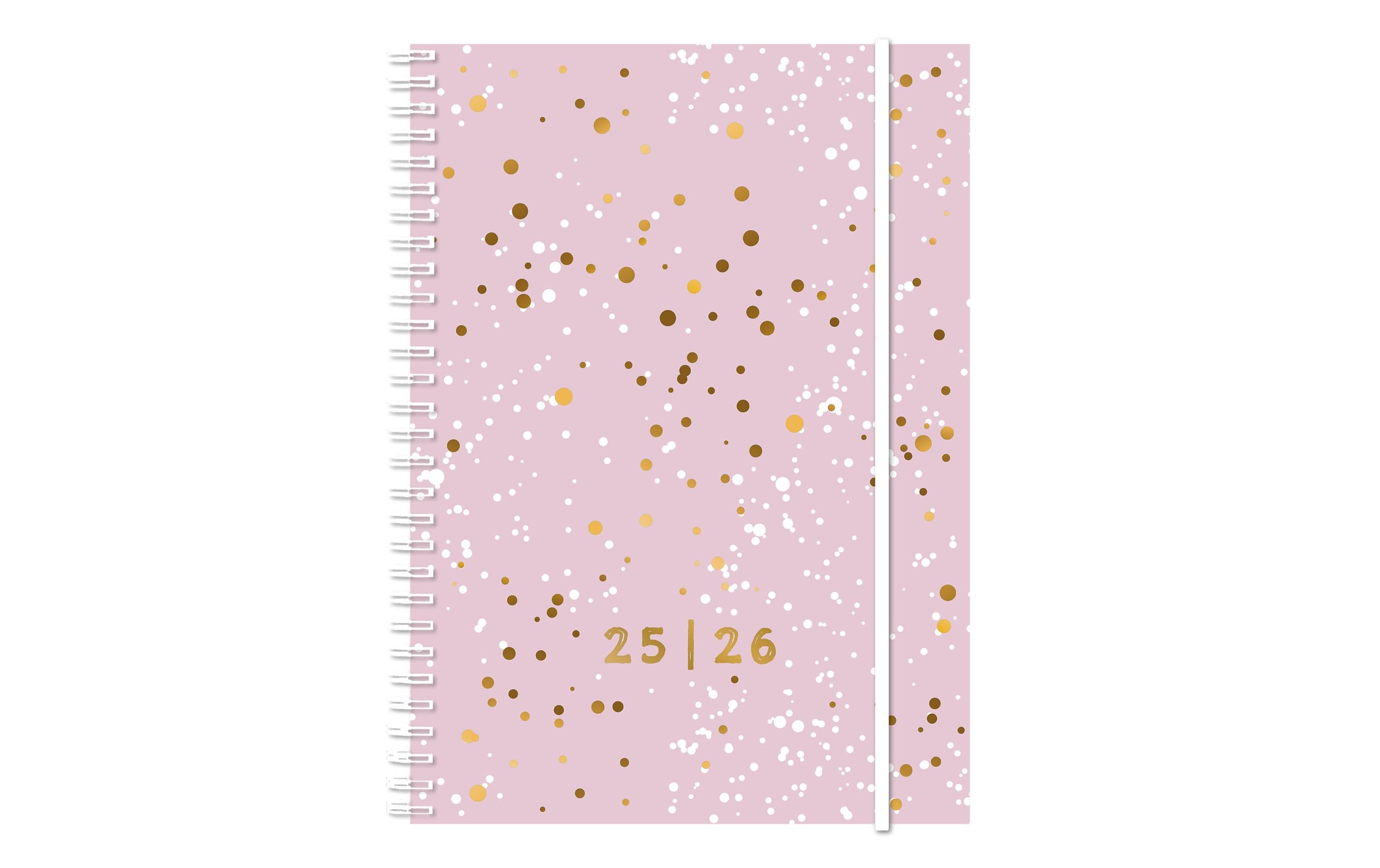 Simplex Schulagenda Emotions Touch A5, 2025-2026, Confetti