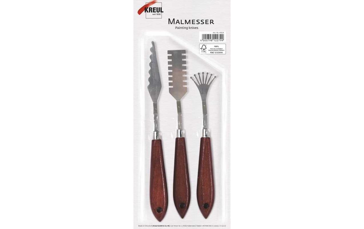 Kreul Malmesser Set 3 Stück