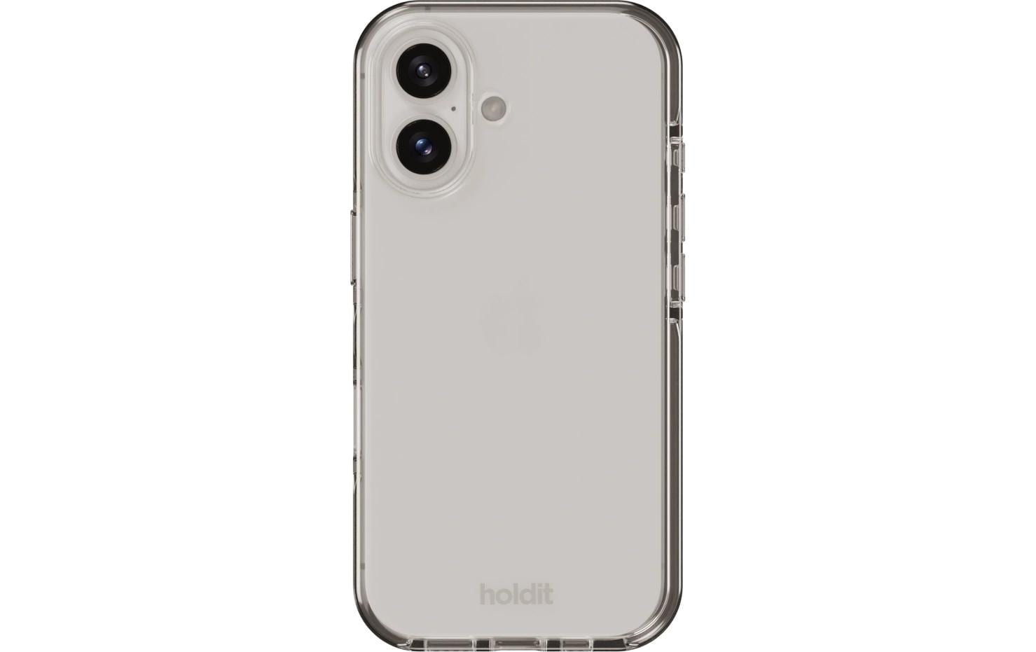 Holdit Back Cover Seethru iPhone 16 Weiss