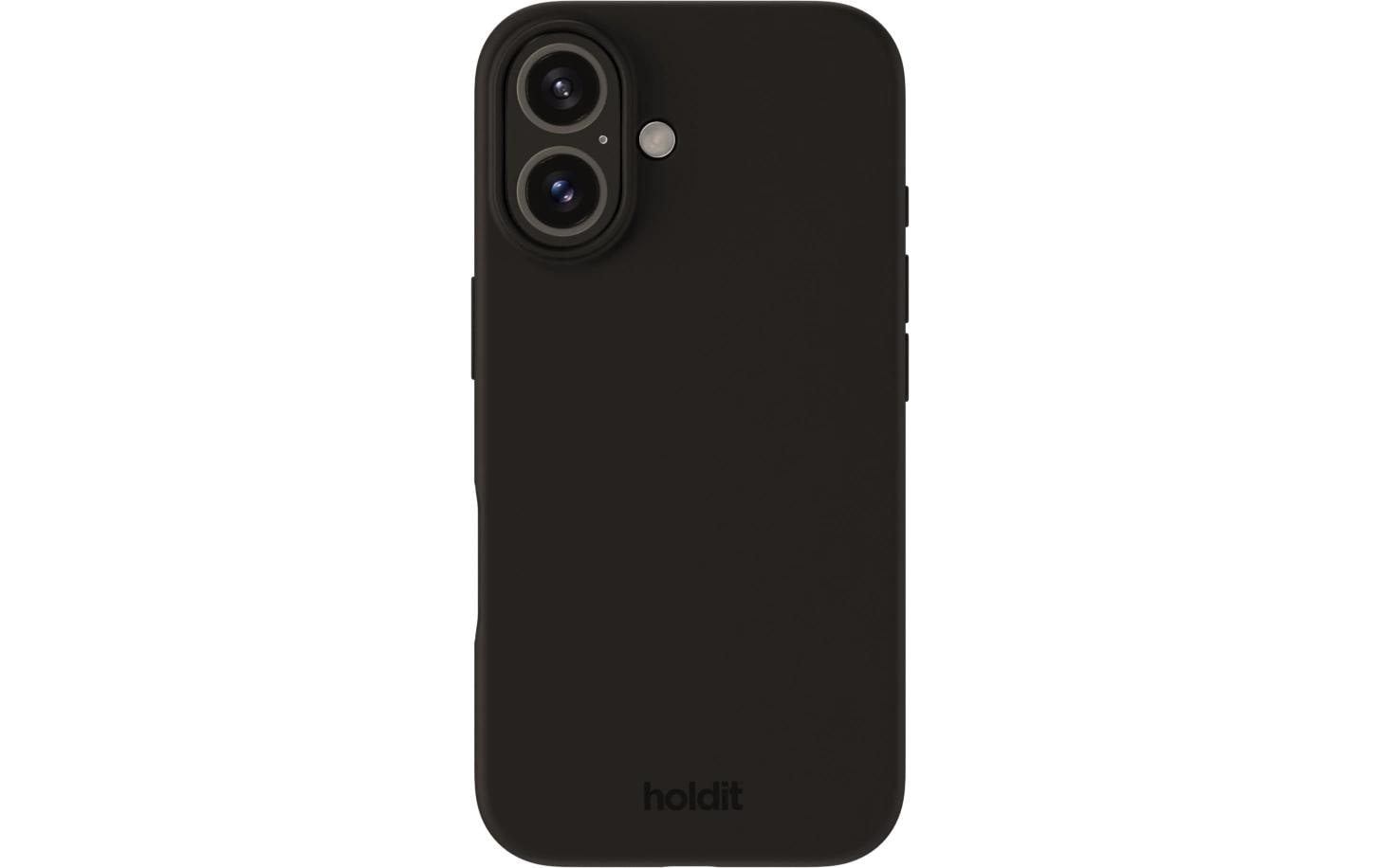 Holdit Back Cover Silicone iPhone 16 Plus Schwarz