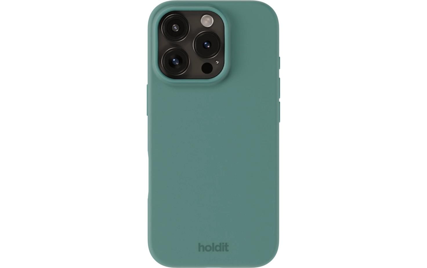 Holdit Back Cover Silicone iPhone 16 Pro Grün