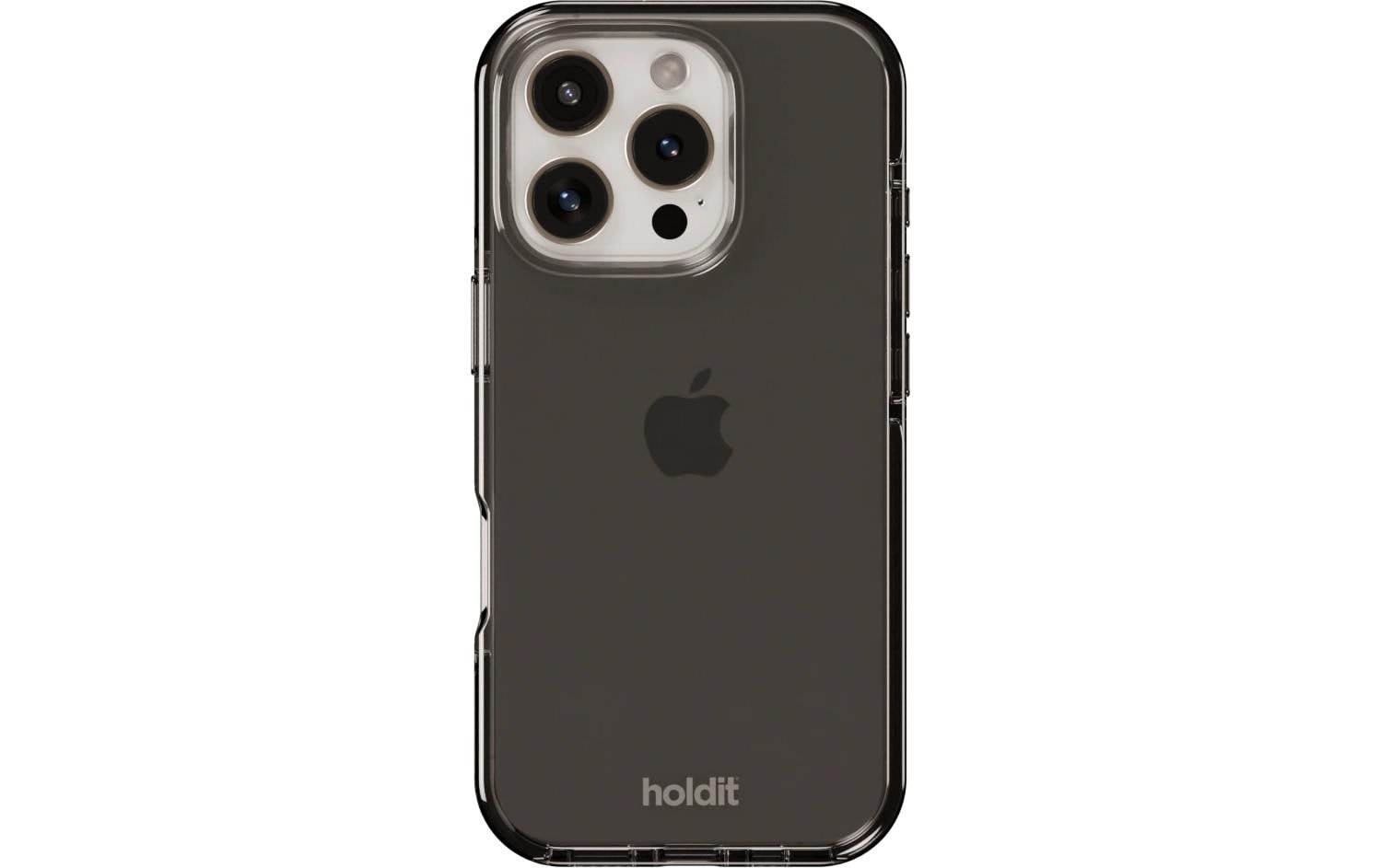 Holdit Back Cover Seethru iPhone 16 Pro Schwarz
