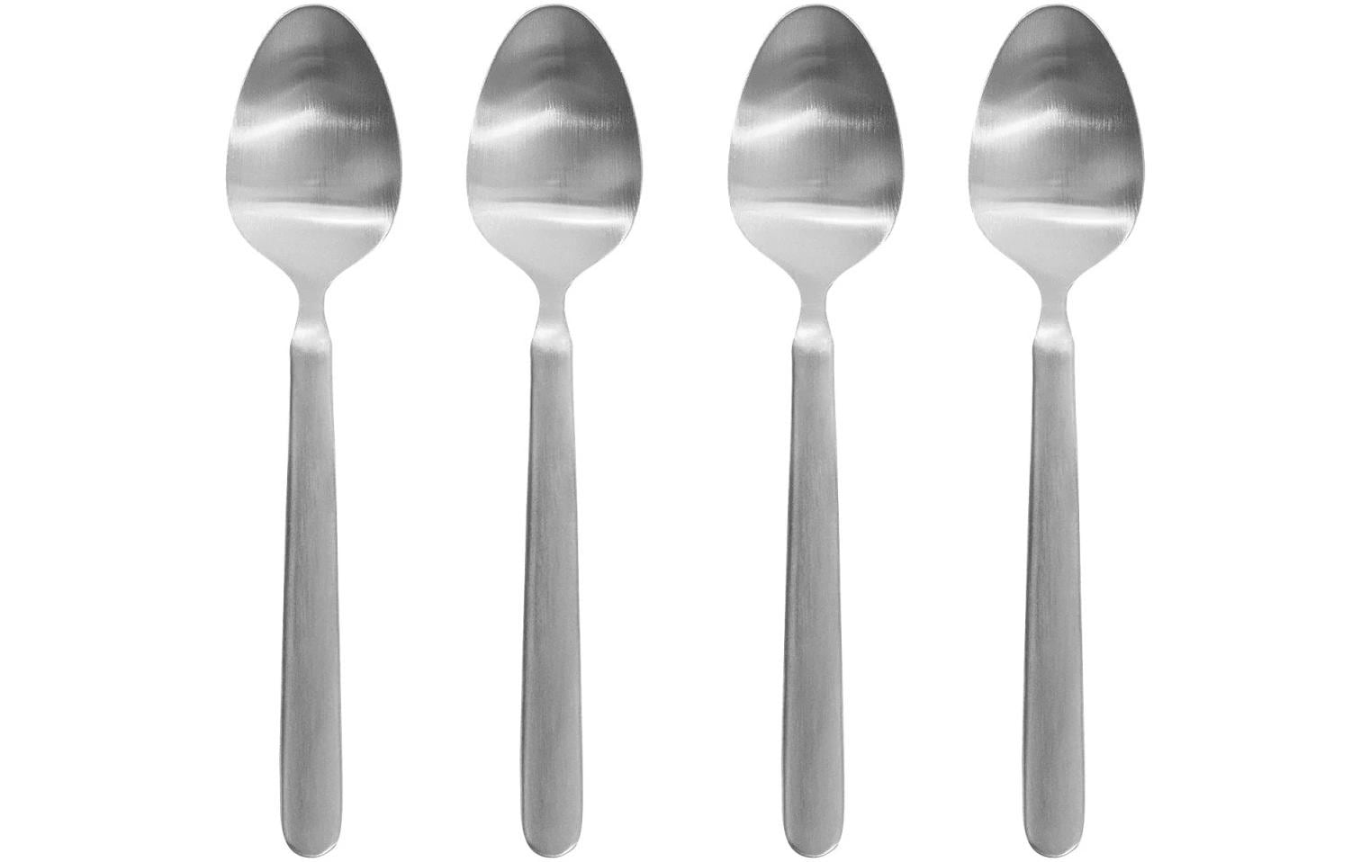 Blomus Espressolöffel Stella 4 Stück, Silber