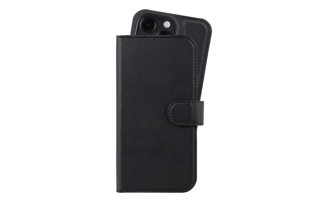 Holdit Book Cover Mag iPhone 16 Pro Max Schwarz