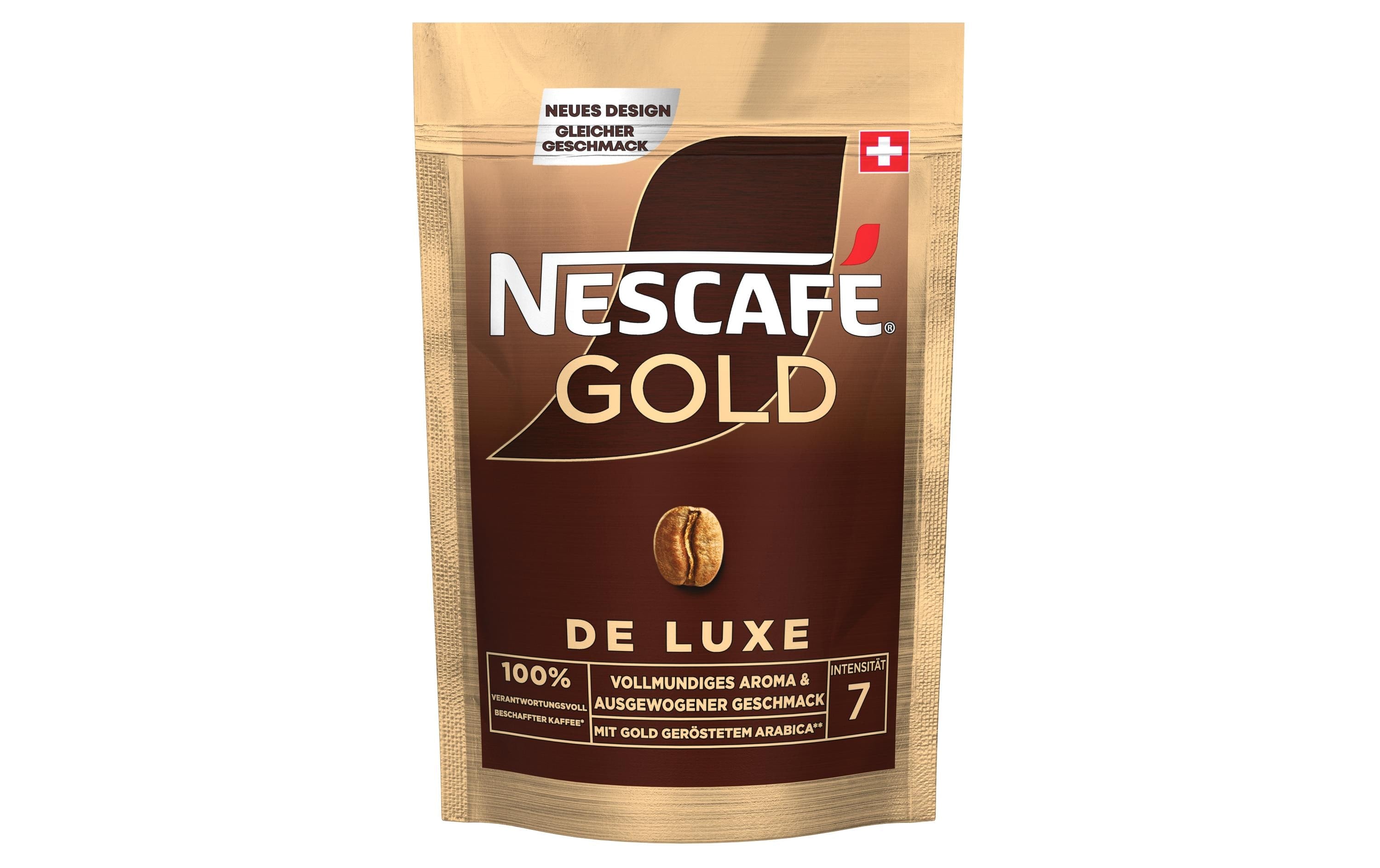 Nescafé Gold De Luxe löslicher Kaffee Beutel 180 g