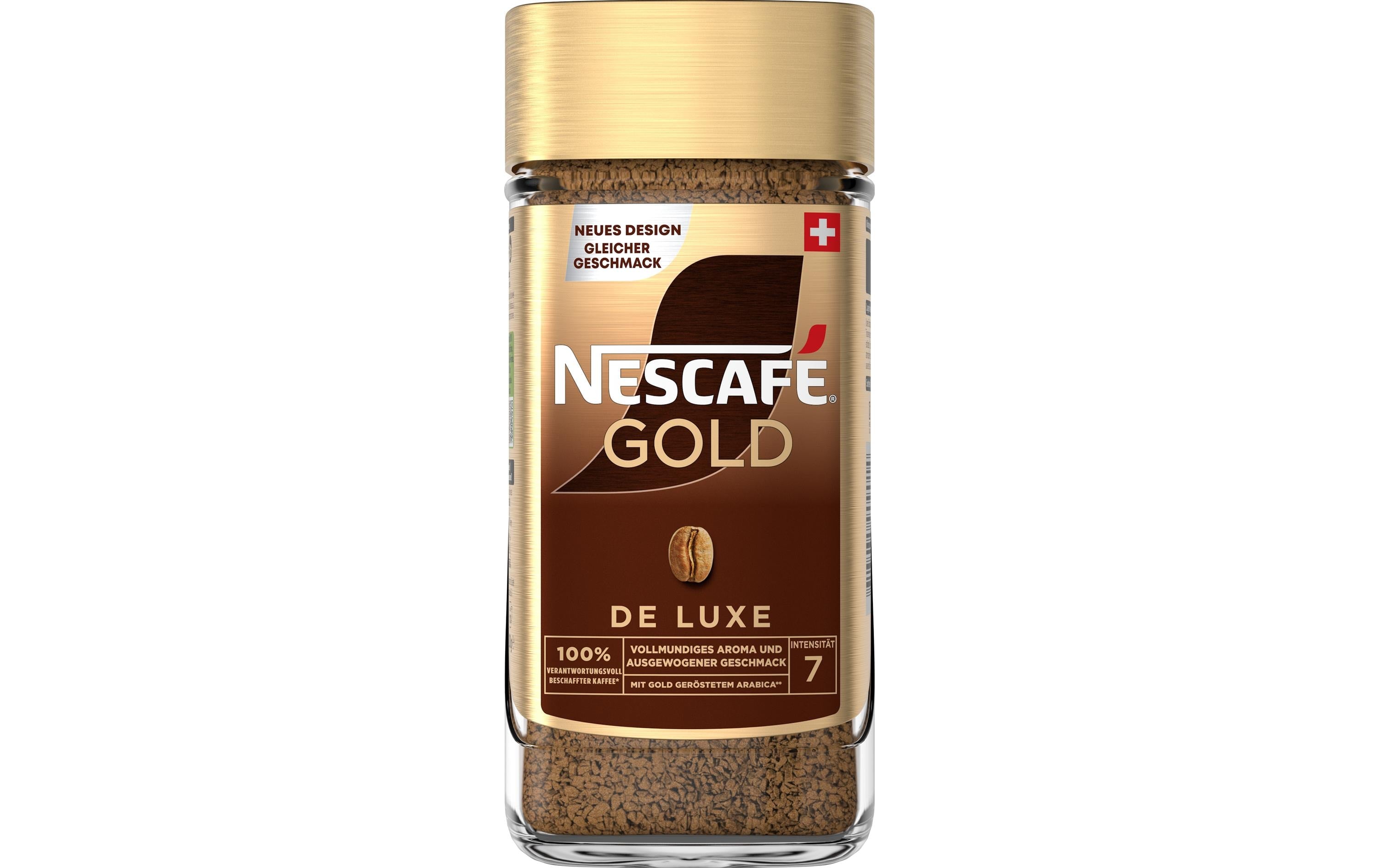 Nescafé Gold De Luxe löslicher Kaffee Glas 200 g