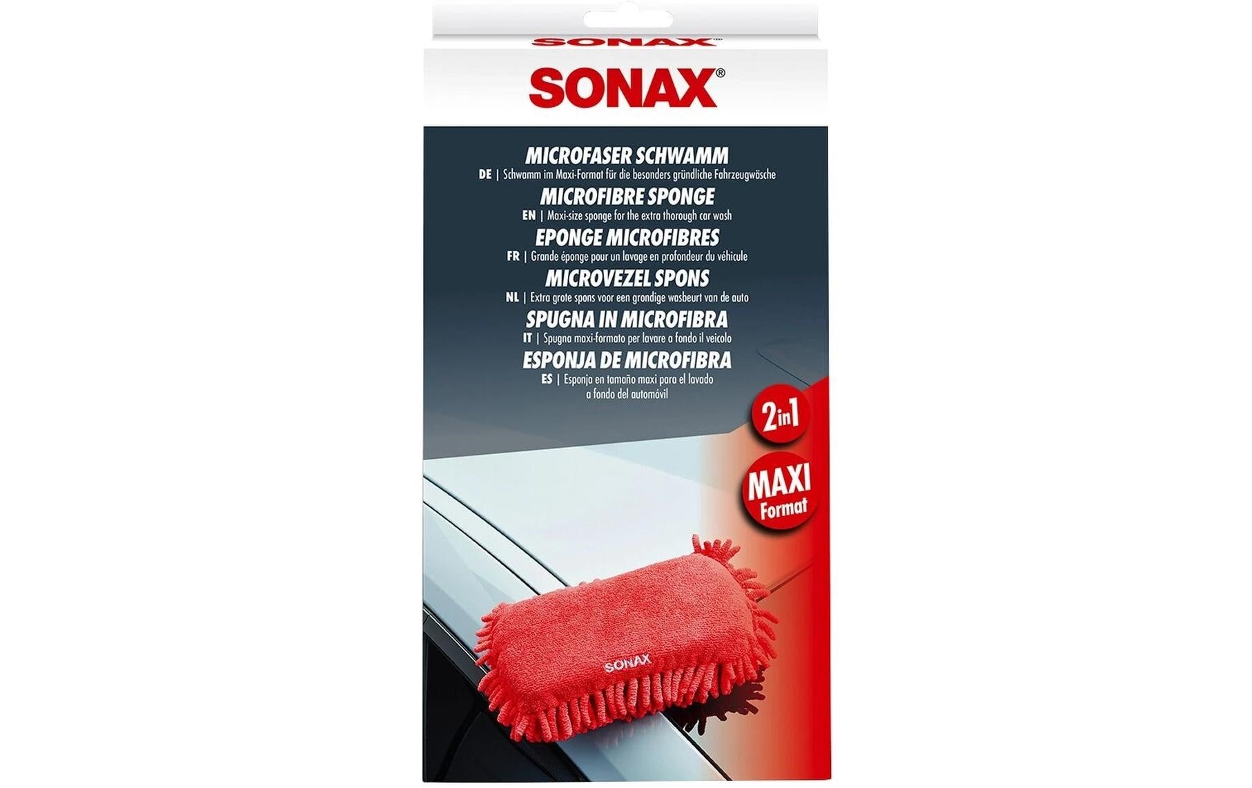 Sonax Waschschwamm Microfaser 2in1, 1 Stück