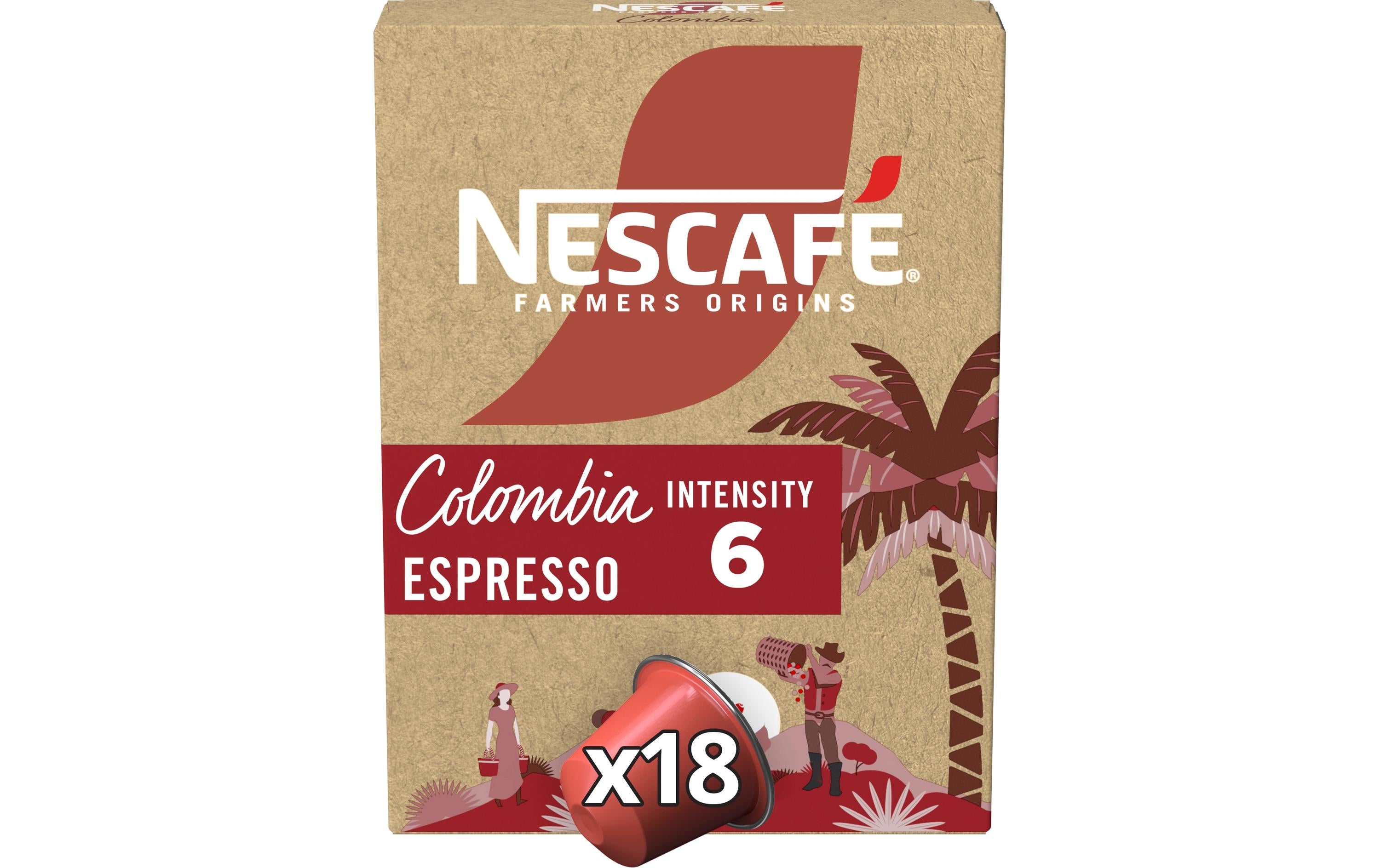 Nescafé Kaffeekapseln Farmers Origins Colombia 18 Stück