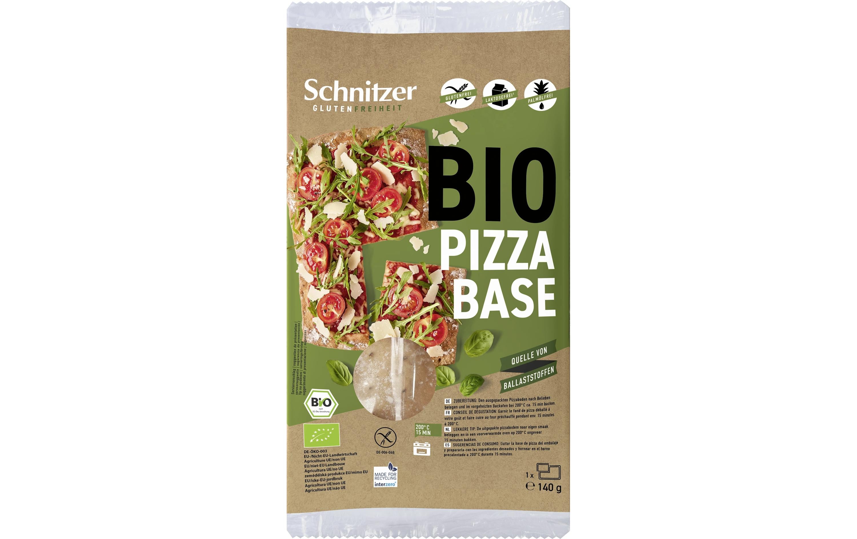 Schnitzer Bio Pizzaboden 140 g