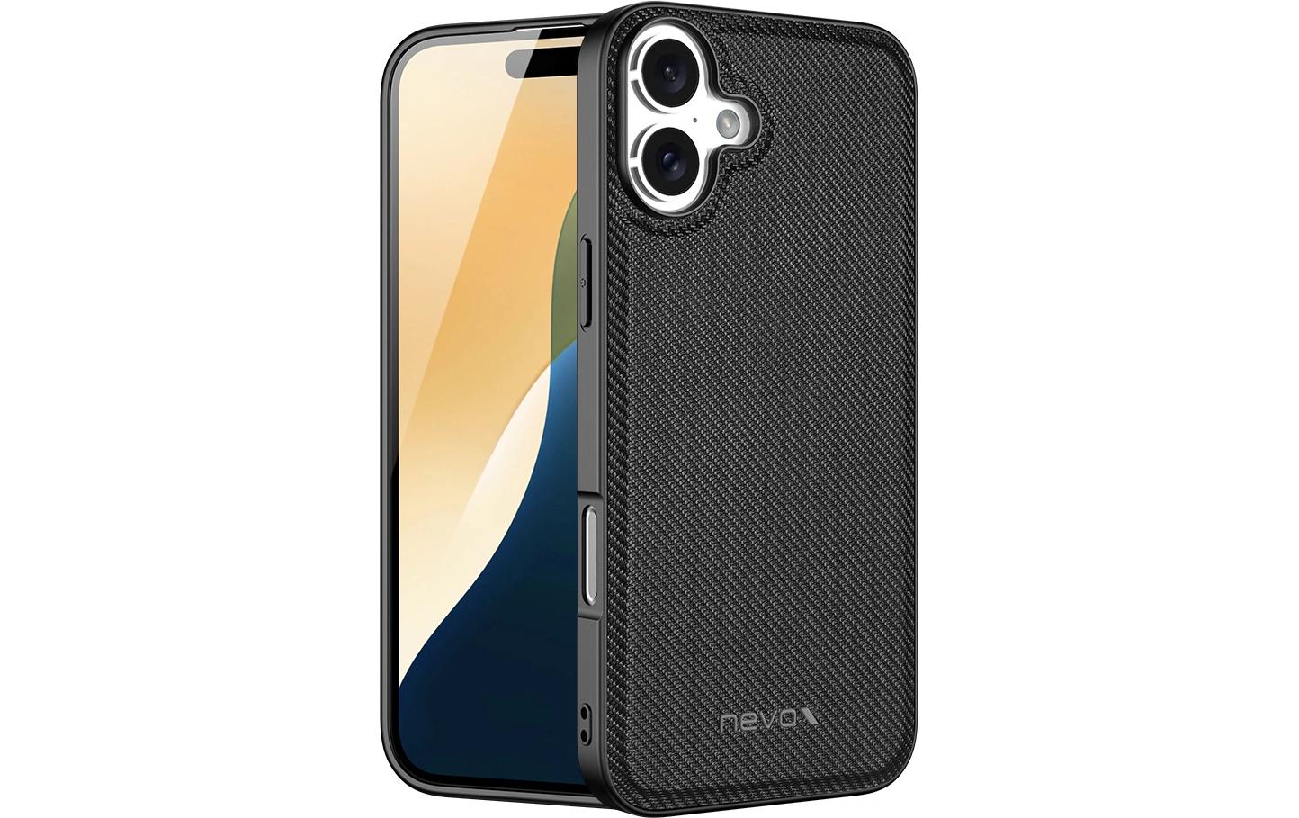 Nevox Back Cover StyleShell Nylo iPhone 16 Plus Schwarz