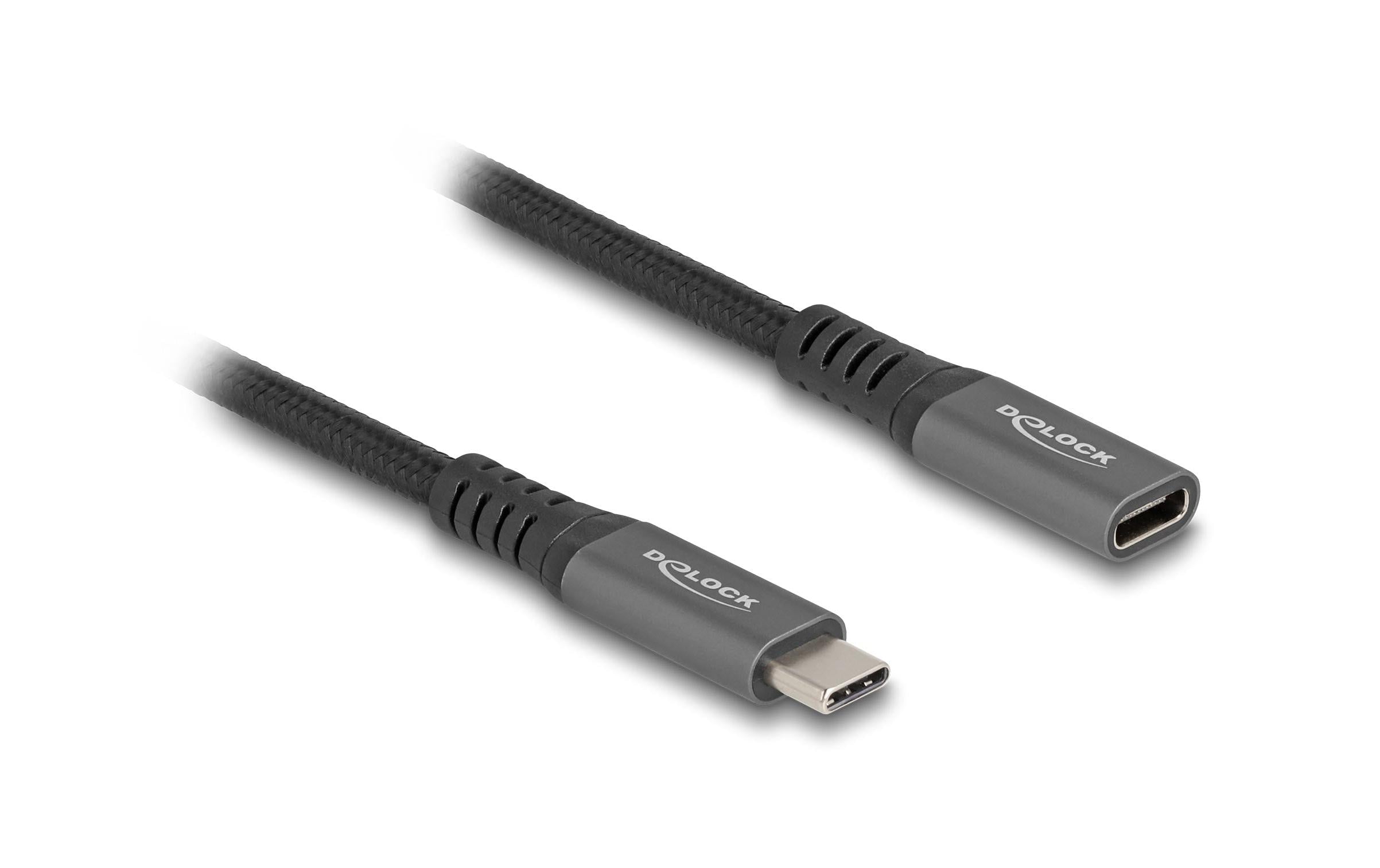Delock USB 3.1-Verlängerungskabel 10Gbps PD 100 W USB C - USB C 1 m