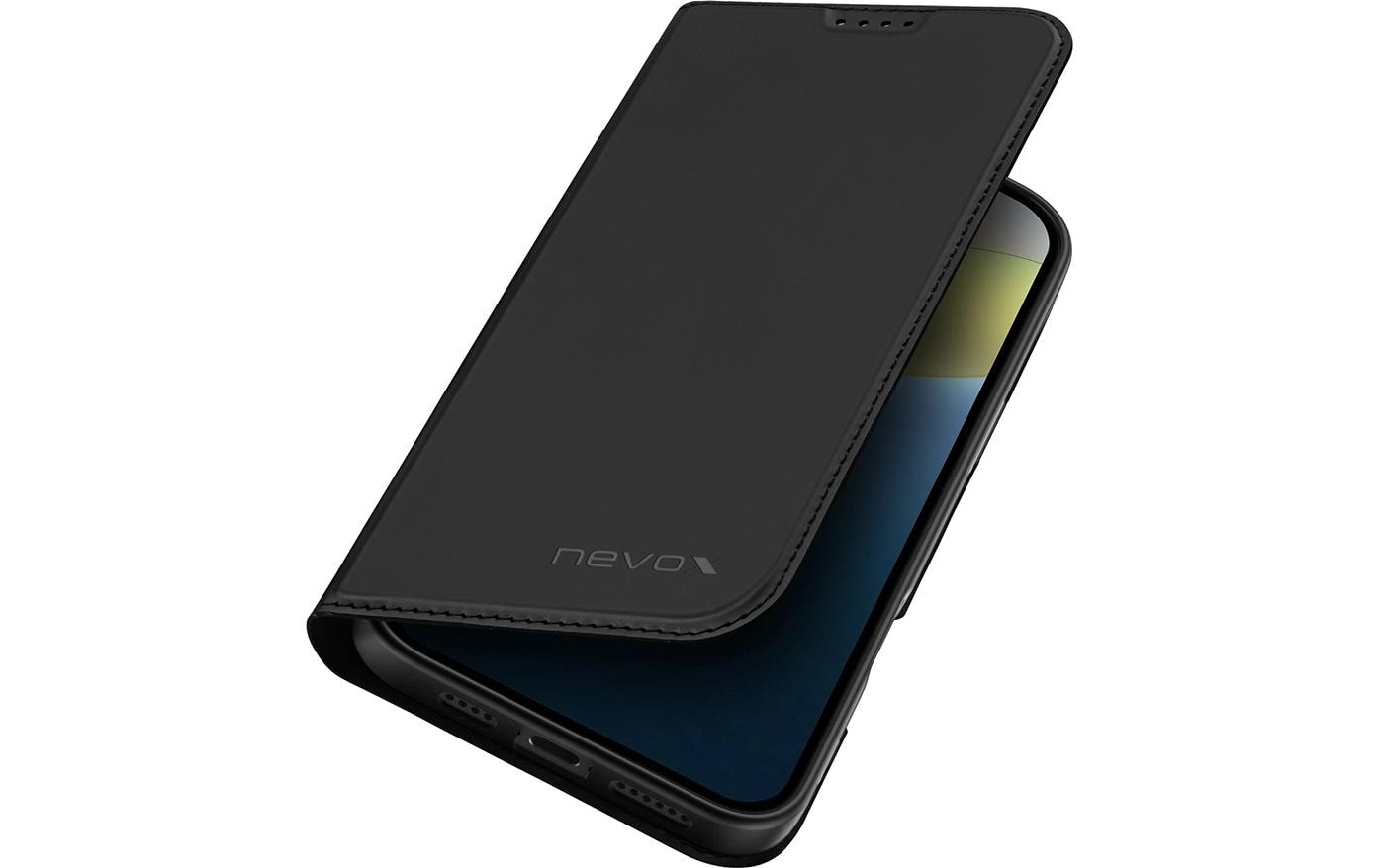 Nevox Book Cover Vario Series iPhone 16 Plus Schwarz
