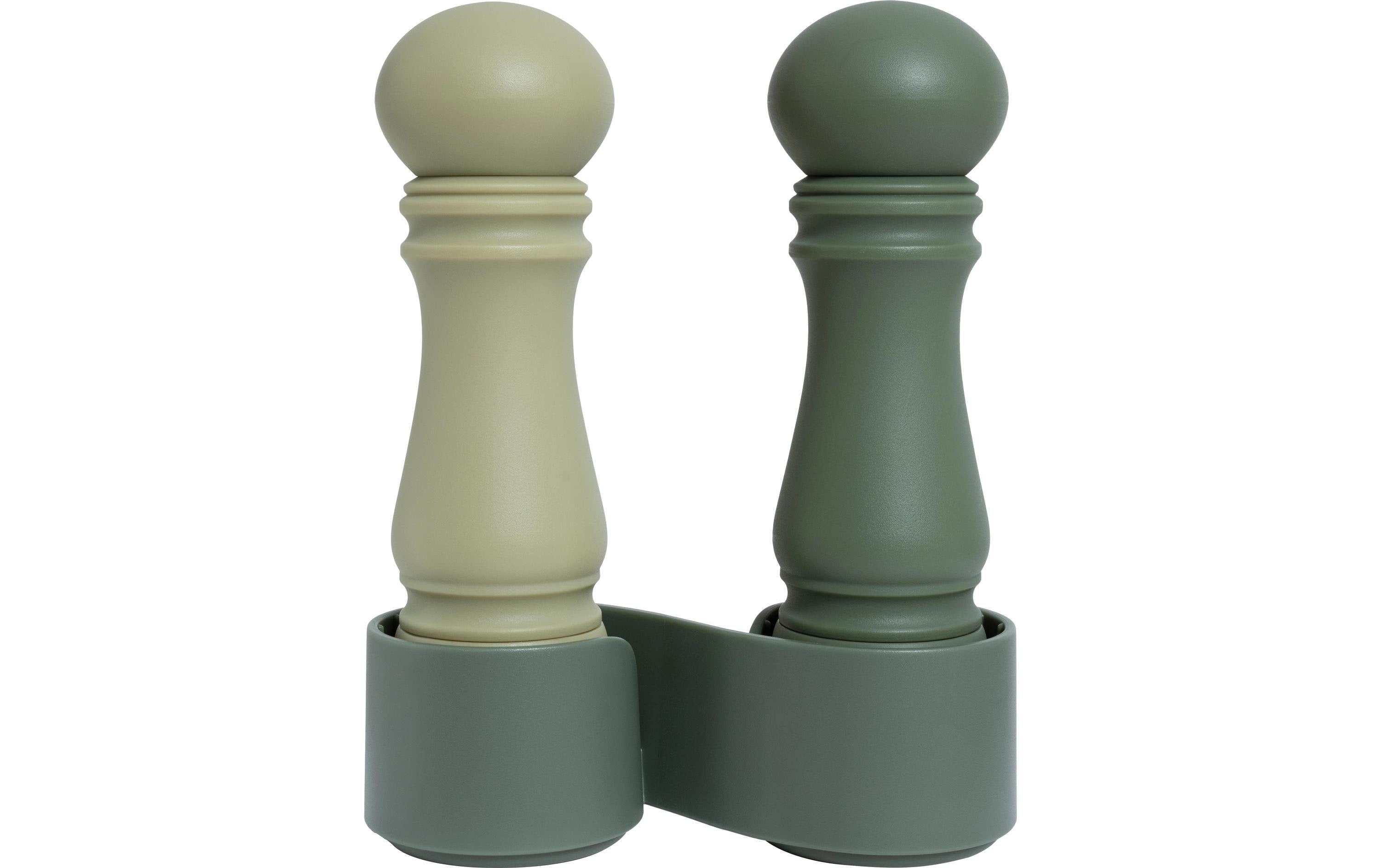 Crushgrind Salz- und Pfeffermühle Mini Grinder Set Parsley/Salbeigrün
