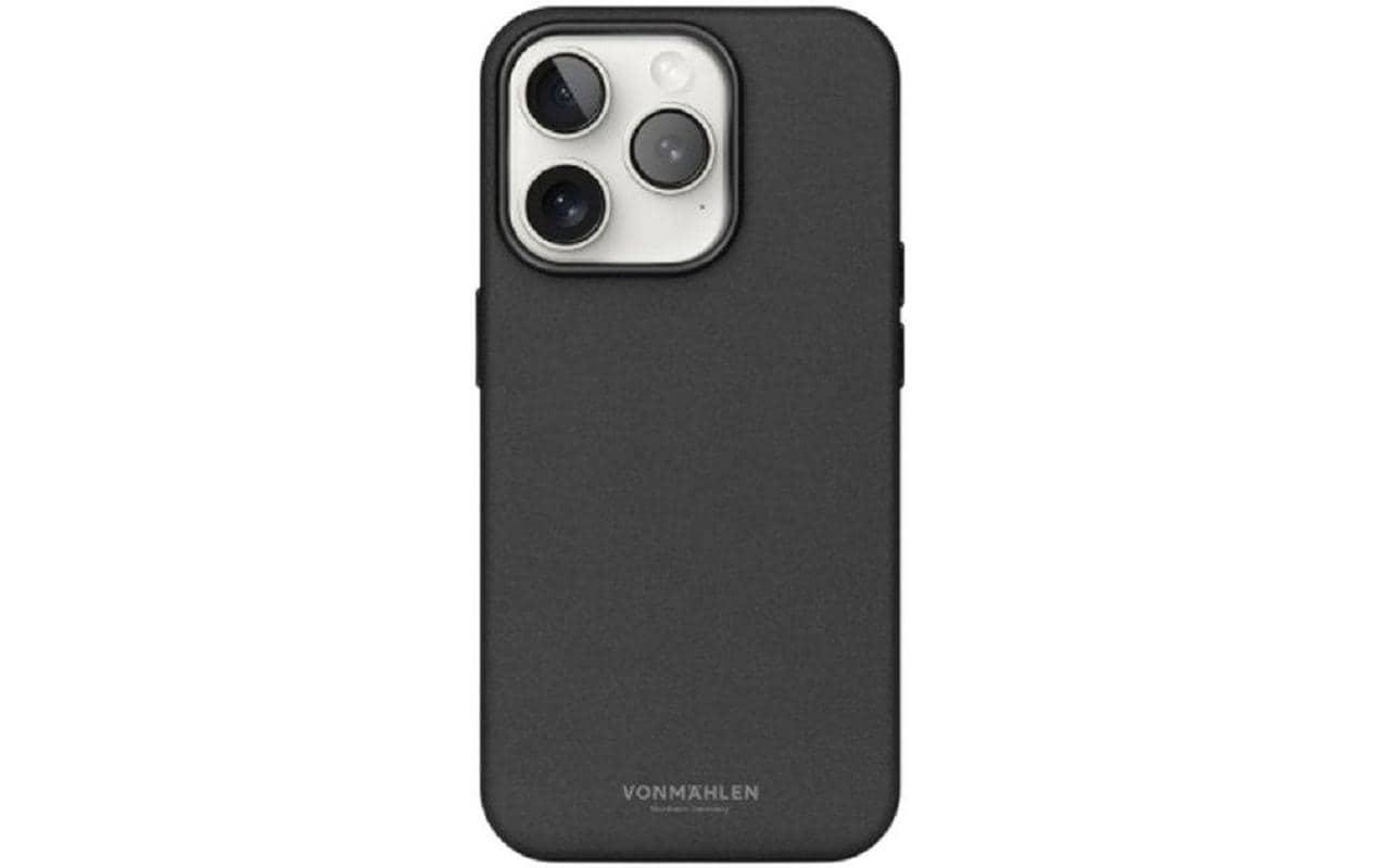 Vonmählen Back Cover Like Leather iPhone 16 Pro Schwarz