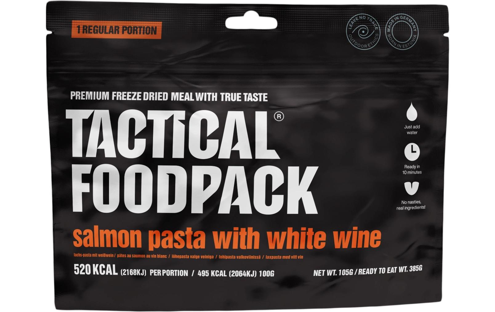 Tactical Foodpack Hauptgericht Lachsnudeln mit Weisswein