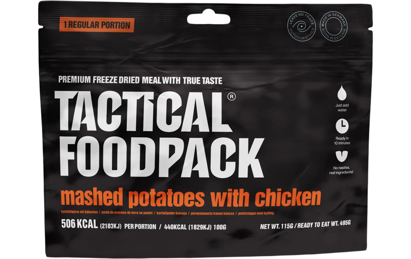 Tactical Foodpack Hauptgericht Kartoffelpüree mit Huhn