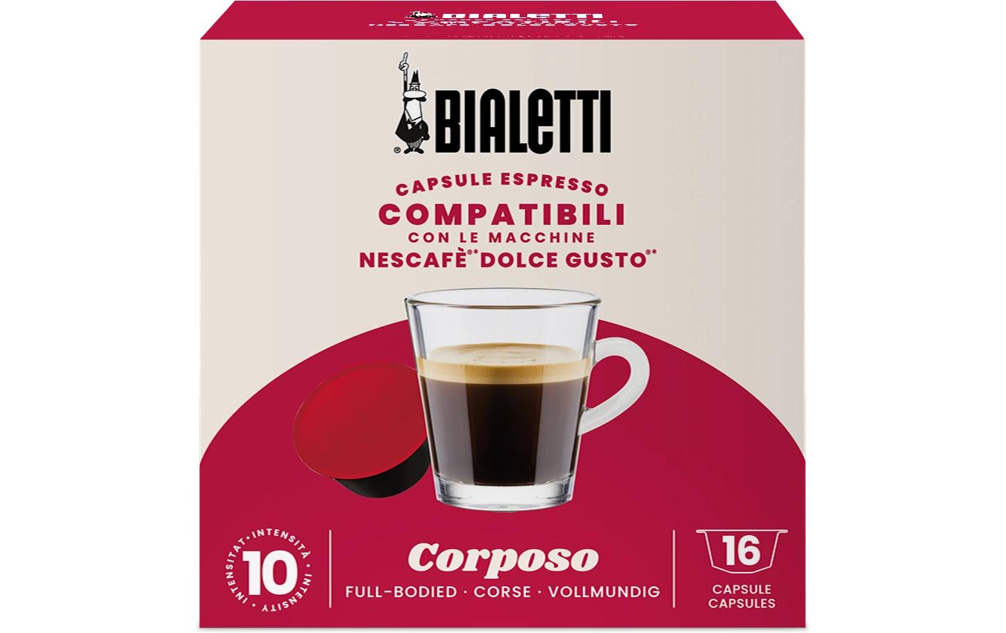 Bialetti Kaffeekapseln Corposo Dolce Gusto 16 Stück