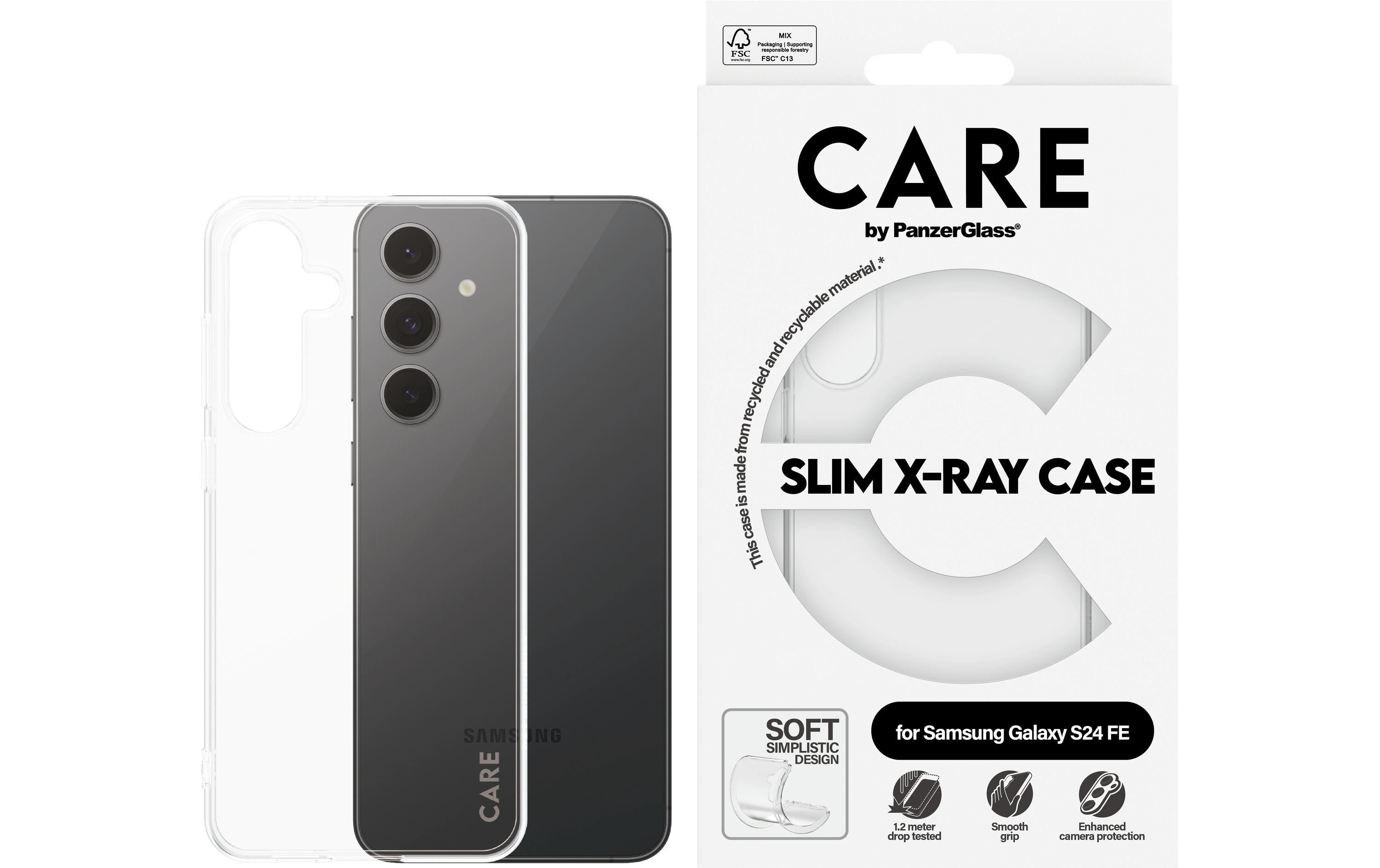 CARE Back Cover Fashion X-Ray Soft Basic Galaxy S24 FE