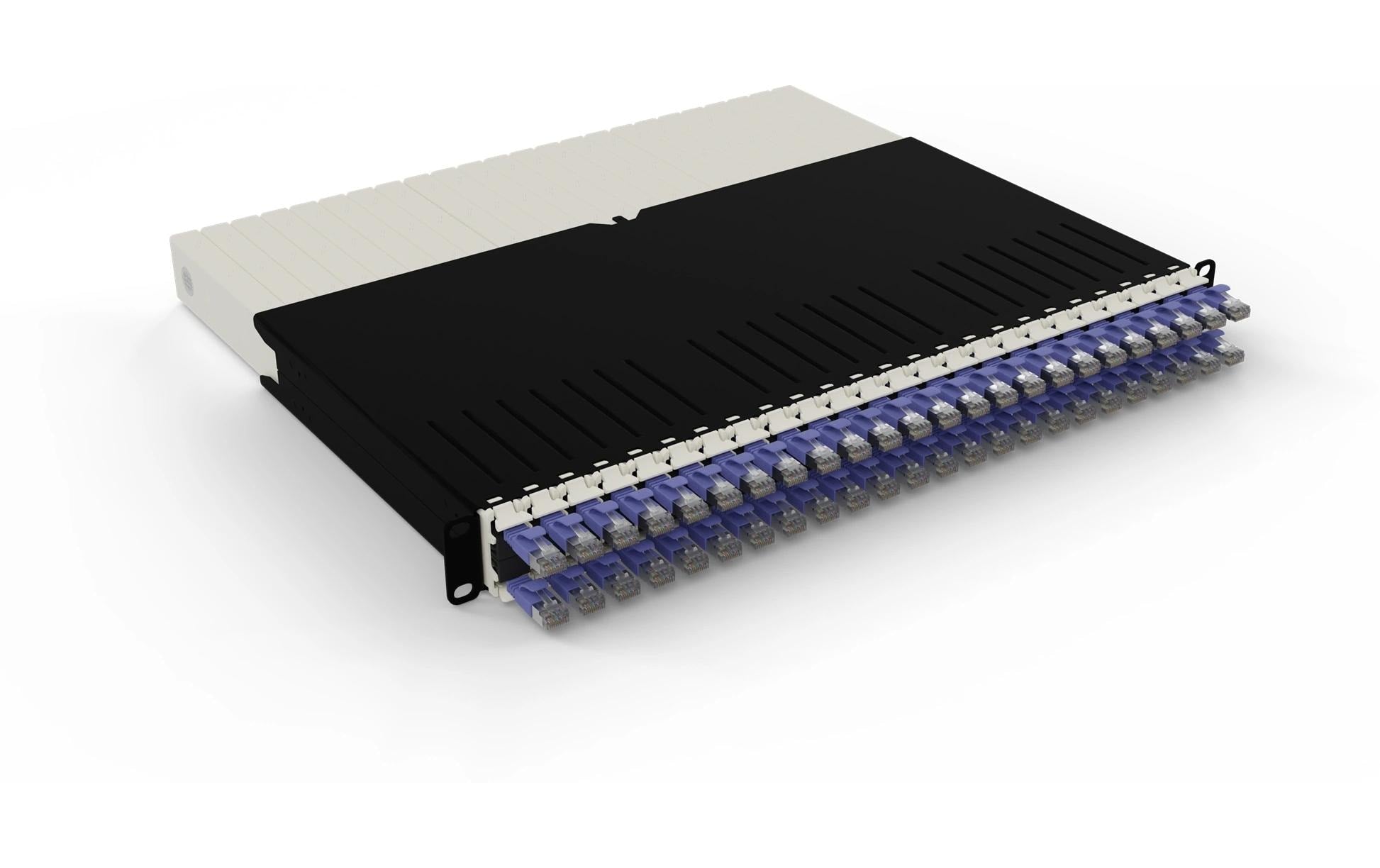 Patchbox patchbox.one / 8RU / Cat 6A, STP, 0.8 m, Violett