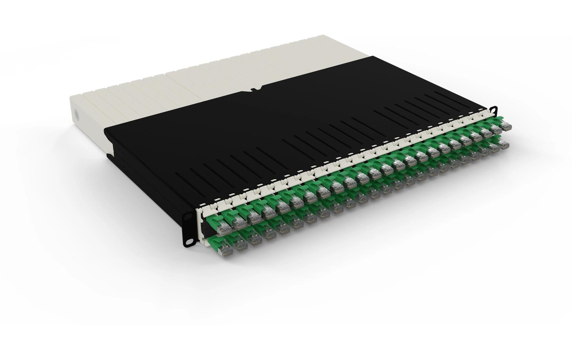Patchbox patchbox.one / 8RU / Cat 6A, STP, 0.8 m, Grün