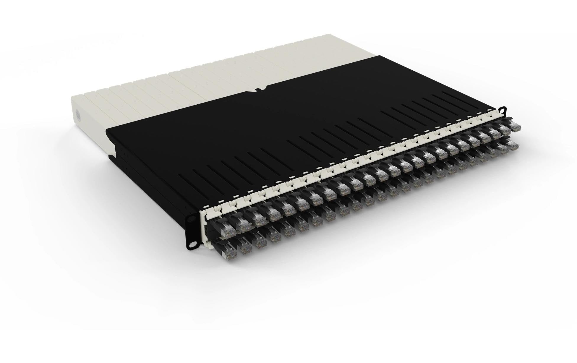 Patchbox patchbox.one / 8RU / Cat 6A, STP, 0.8 m, Schwarz