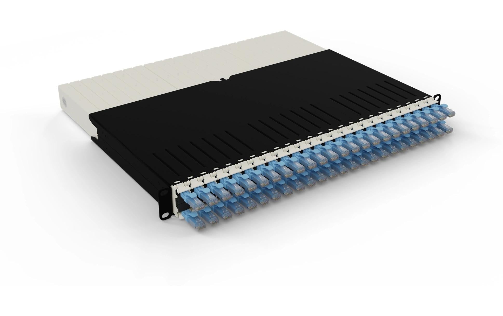 Patchbox patchbox.one / 8RU / Cat 6A, UTP, 0.8 m, Blau
