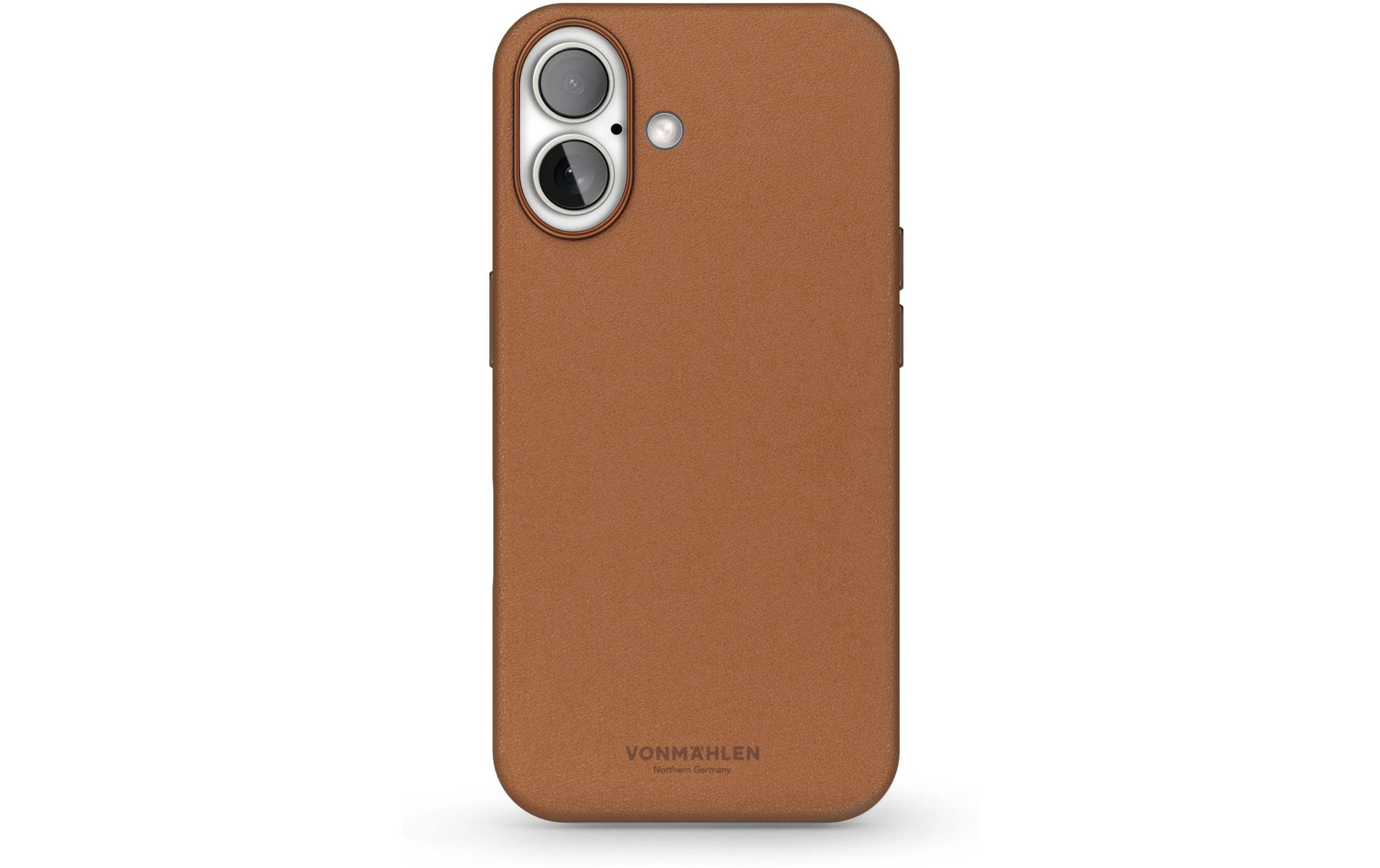 Vonmählen Back Cover Like Leather iPhone 16 Braun