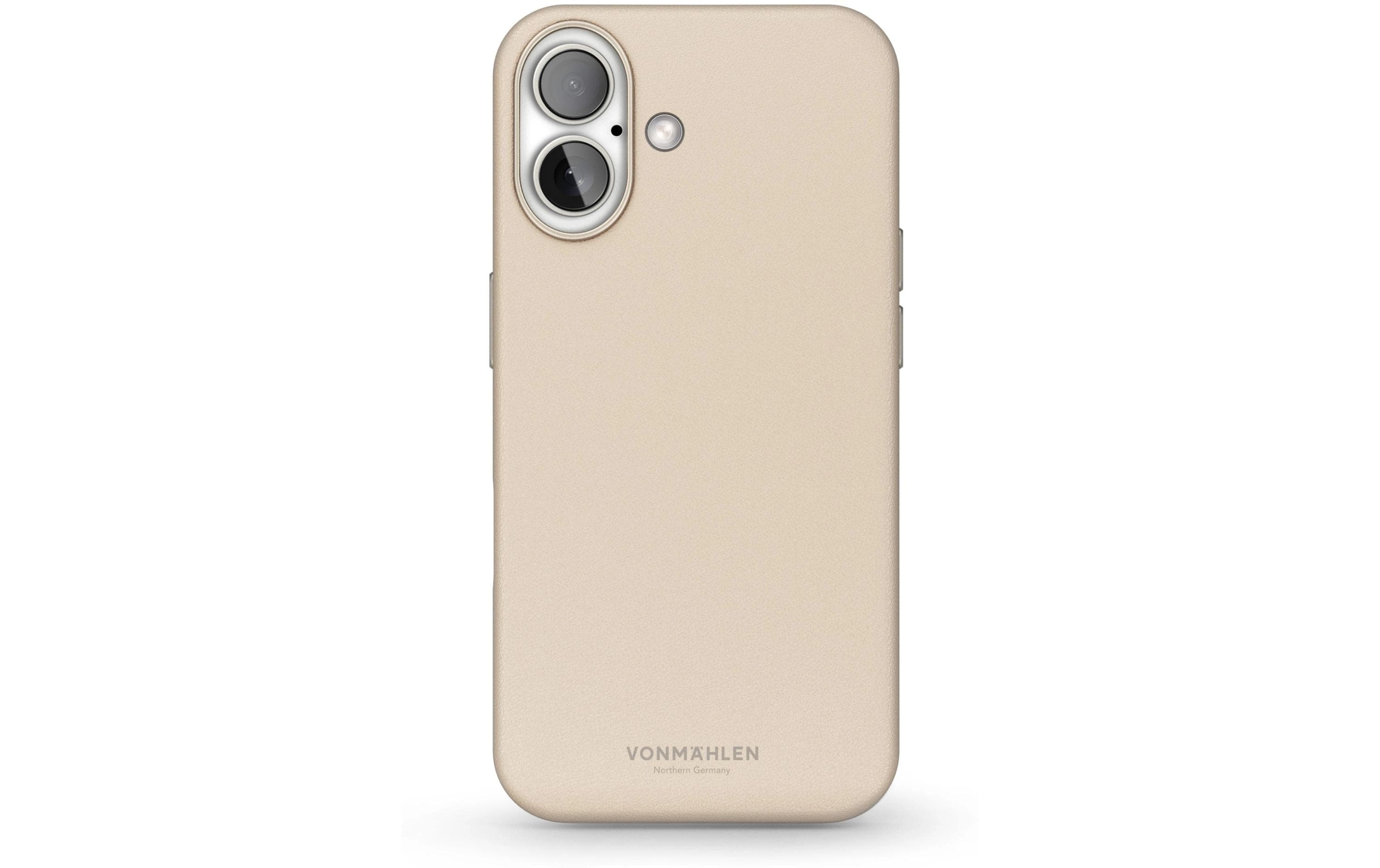 Vonmählen Back Cover Like Leather iPhone 16 Beige