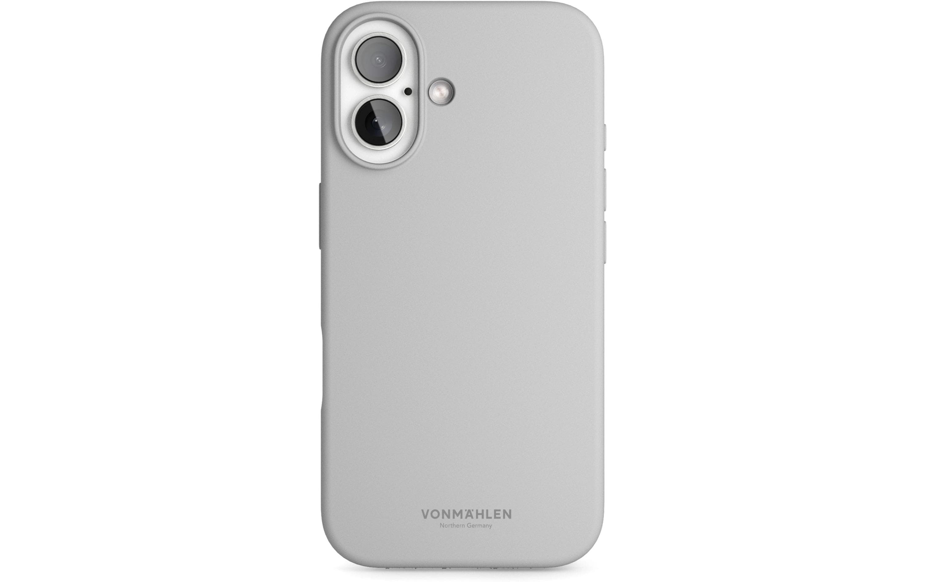 Vonmählen Back Cover Soft Silicone iPhone 16 Plus Light Gray