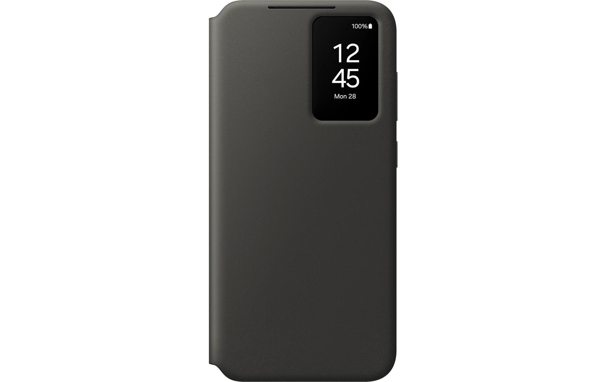 Samsung Back Cover Smart View Wallet Galaxy S24 FE Schwarz