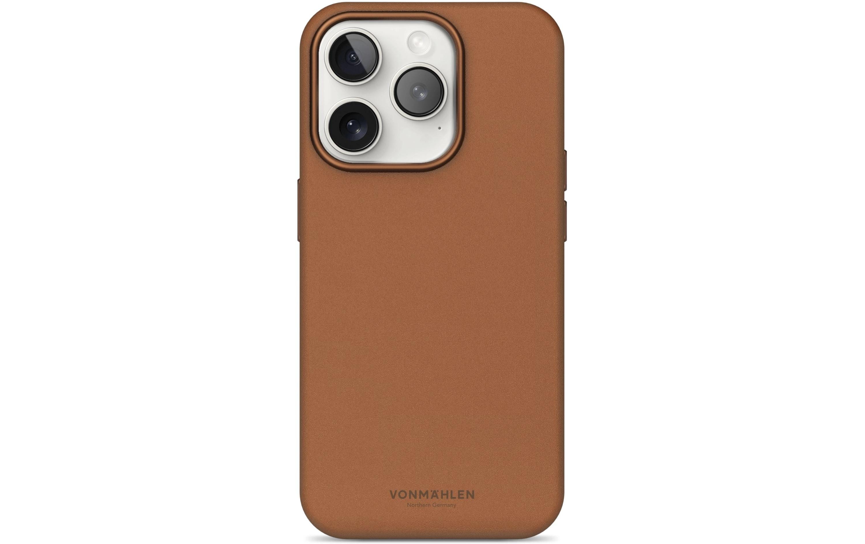 Vonmählen Back Cover Like Leather iPhone 16 Pro Max Braun