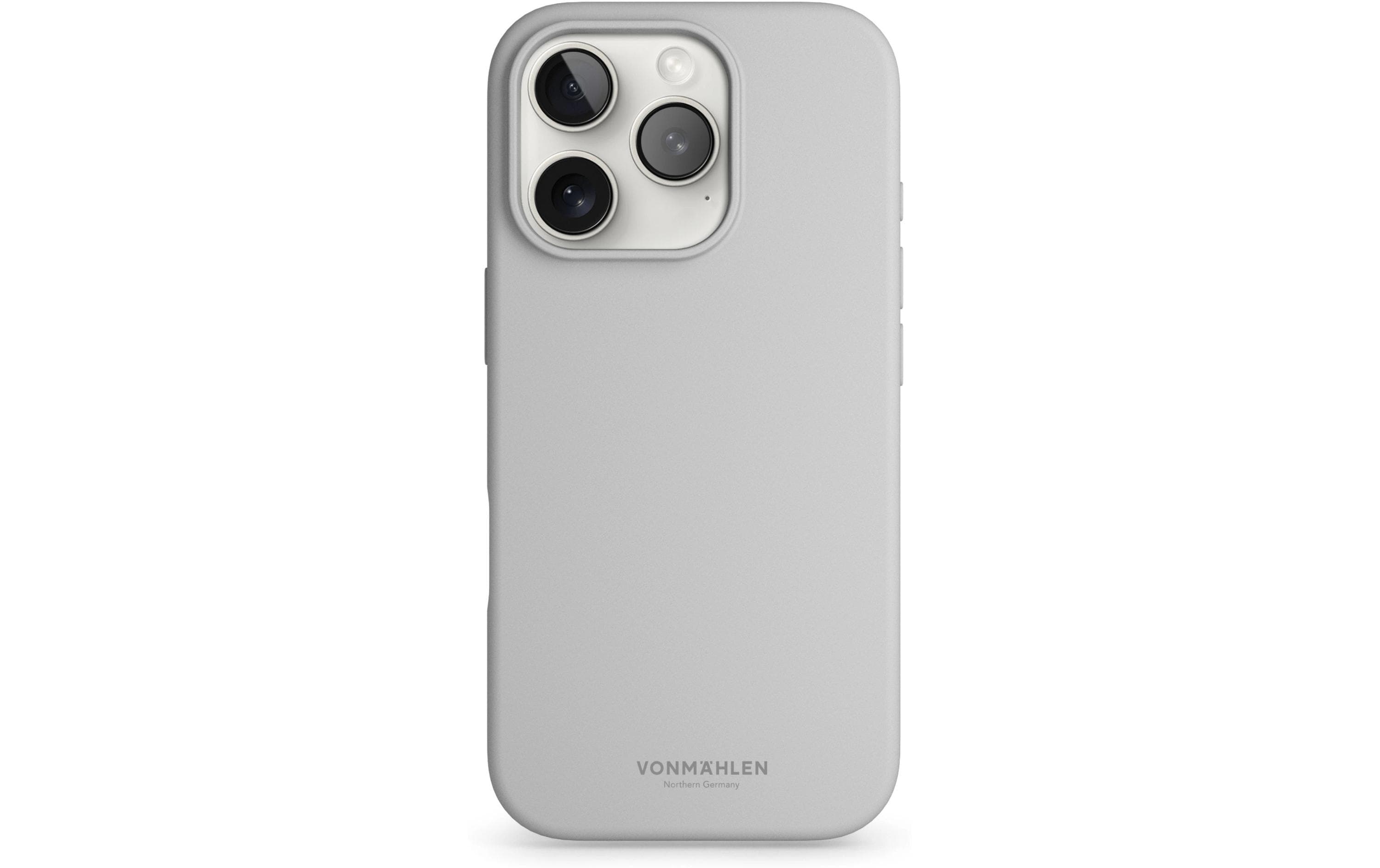 Vonmählen Back Cover Soft Silicone iPhone 16 Pro Max Light Gray