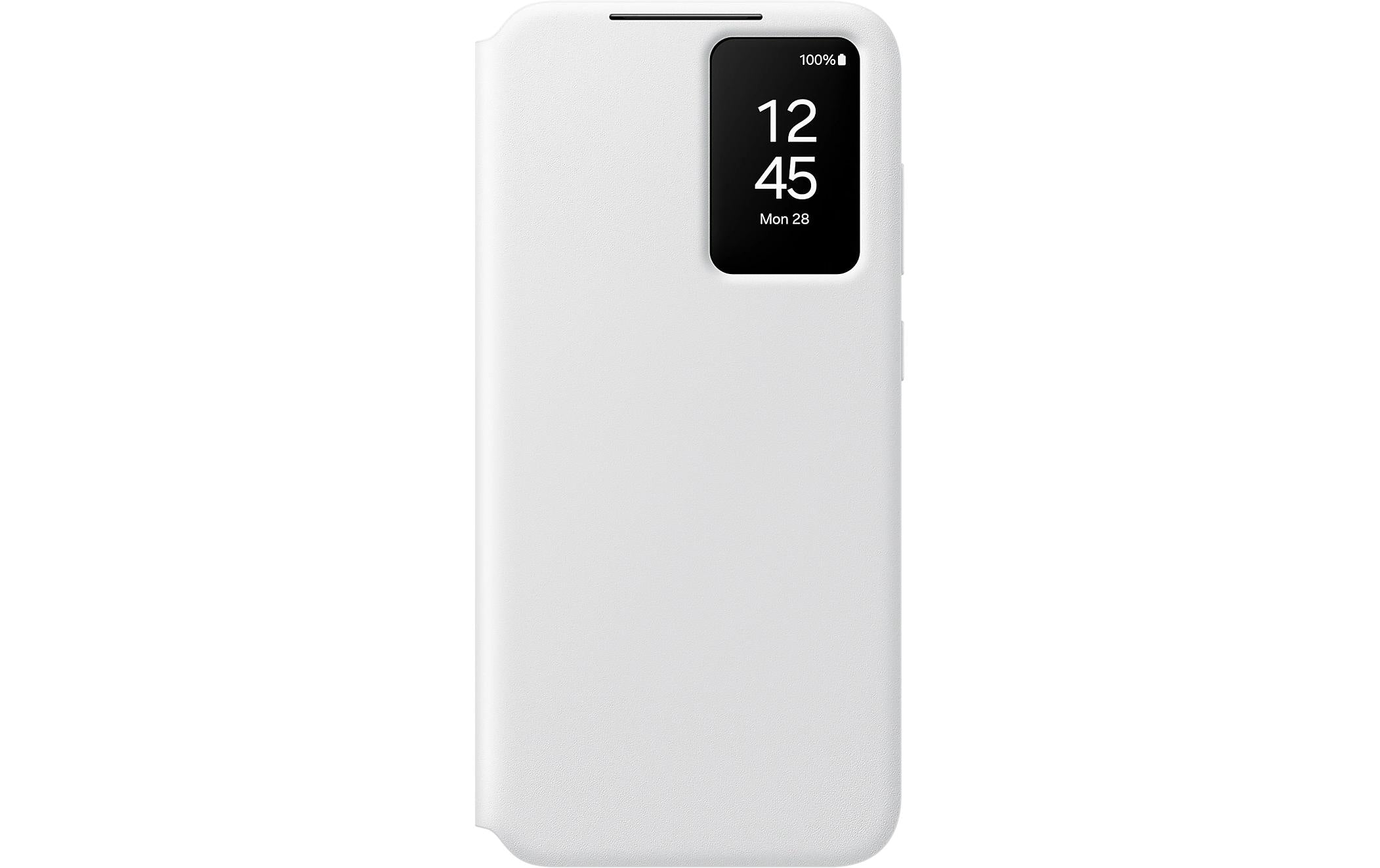 Samsung Back Cover Smart View Wallet Galaxy S24 FE Weiss