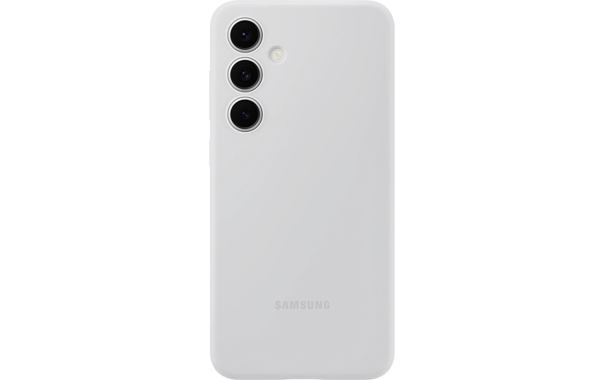 Samsung Back Cover Silicone Case Galaxy S24 FE Grau