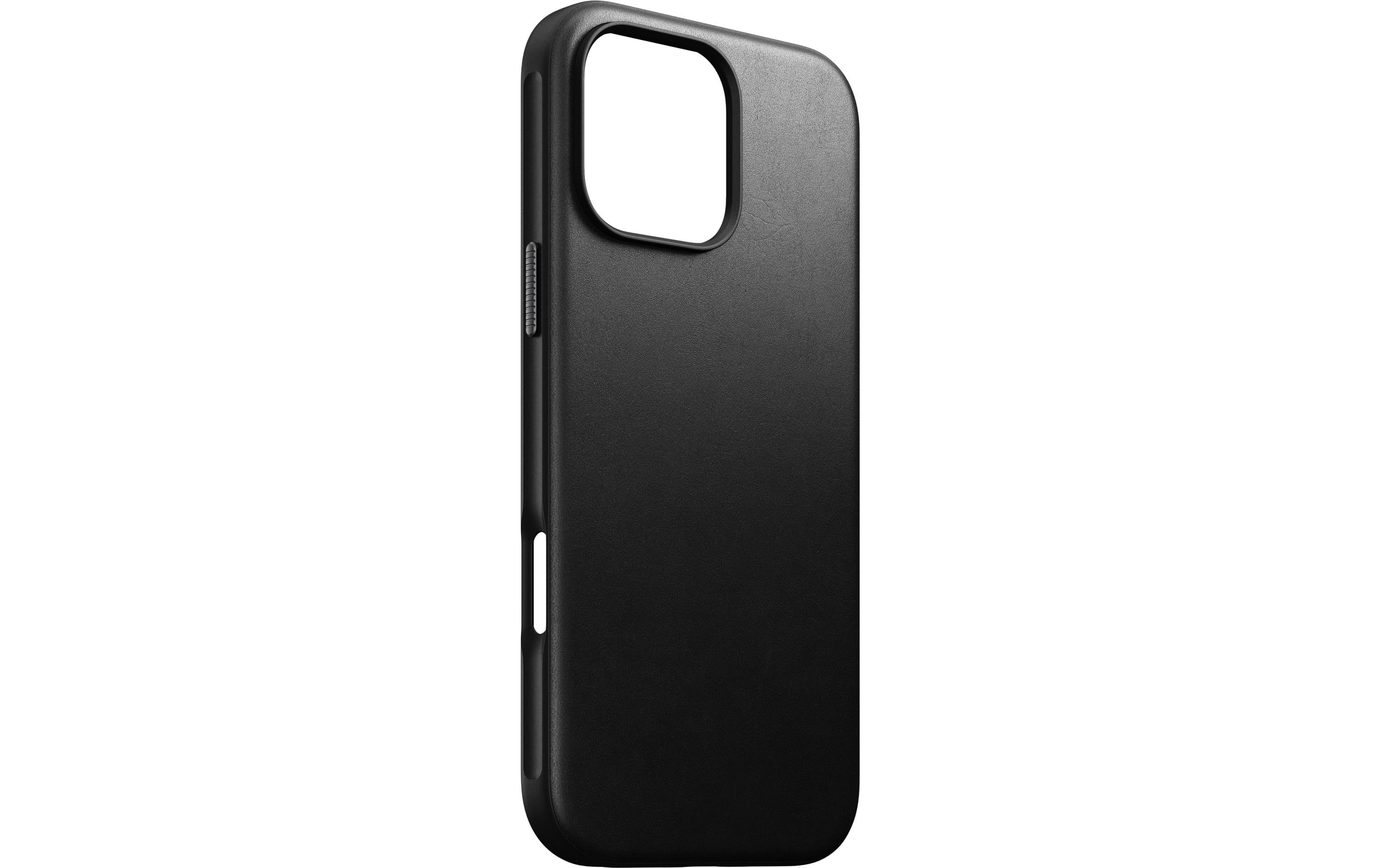 Nomad Back Cover Modern Leather iPhone 16 Pro Max Schwarz