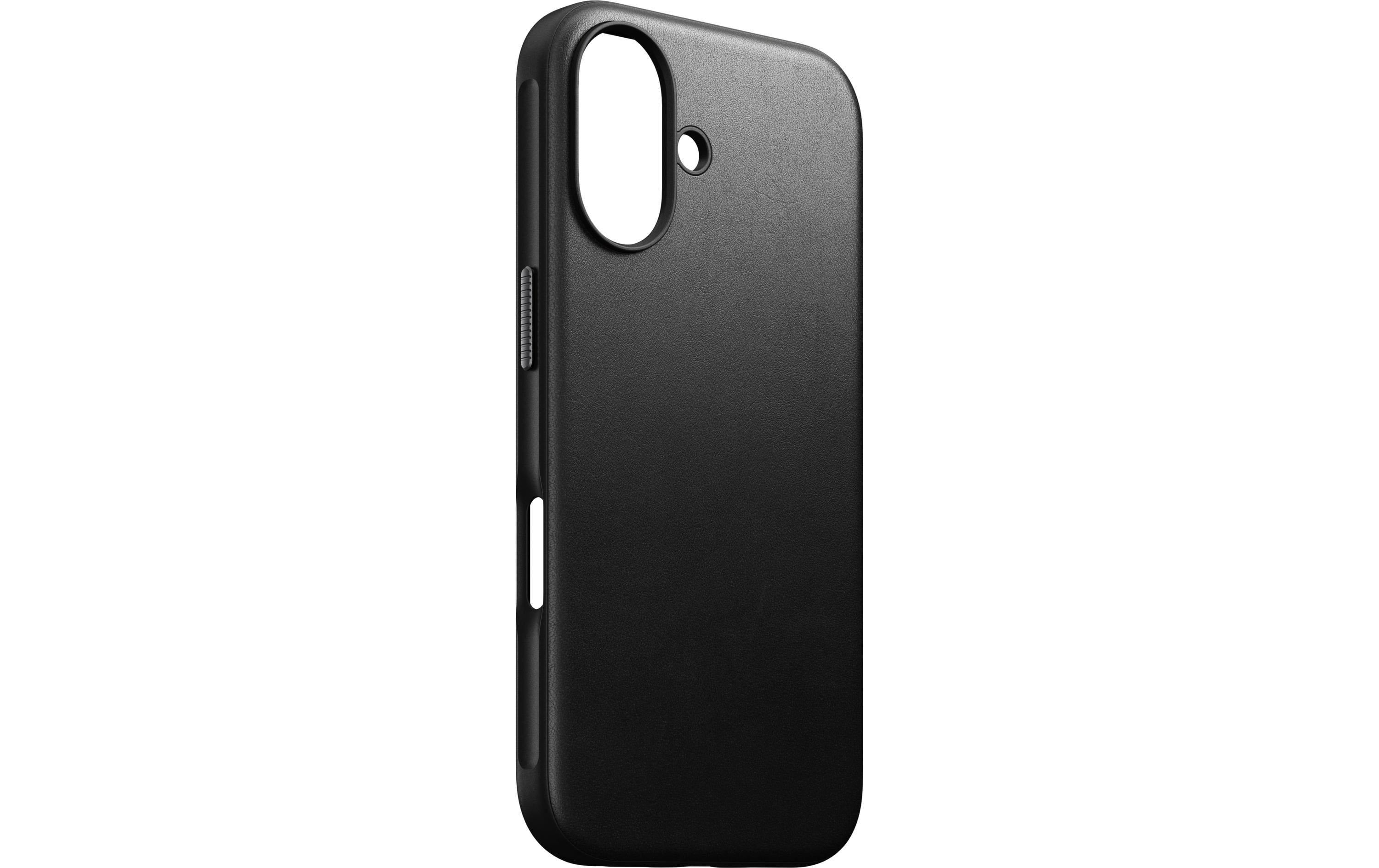 Nomad Back Cover Modern Leather iPhone 16 Schwarz