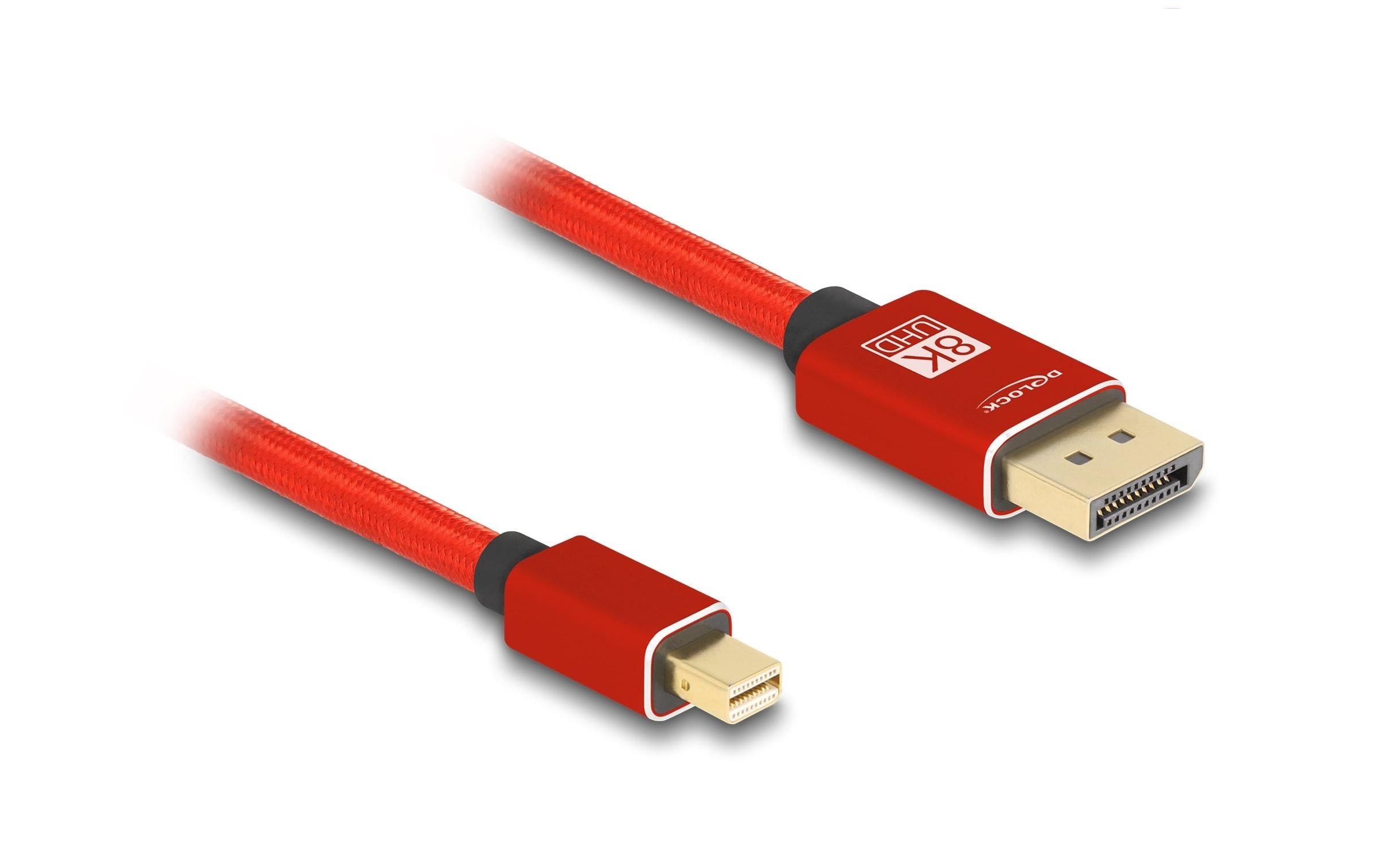 Delock Kabel 8K 60 Hz Mini-DisplayPort - DisplayPort, 2 m