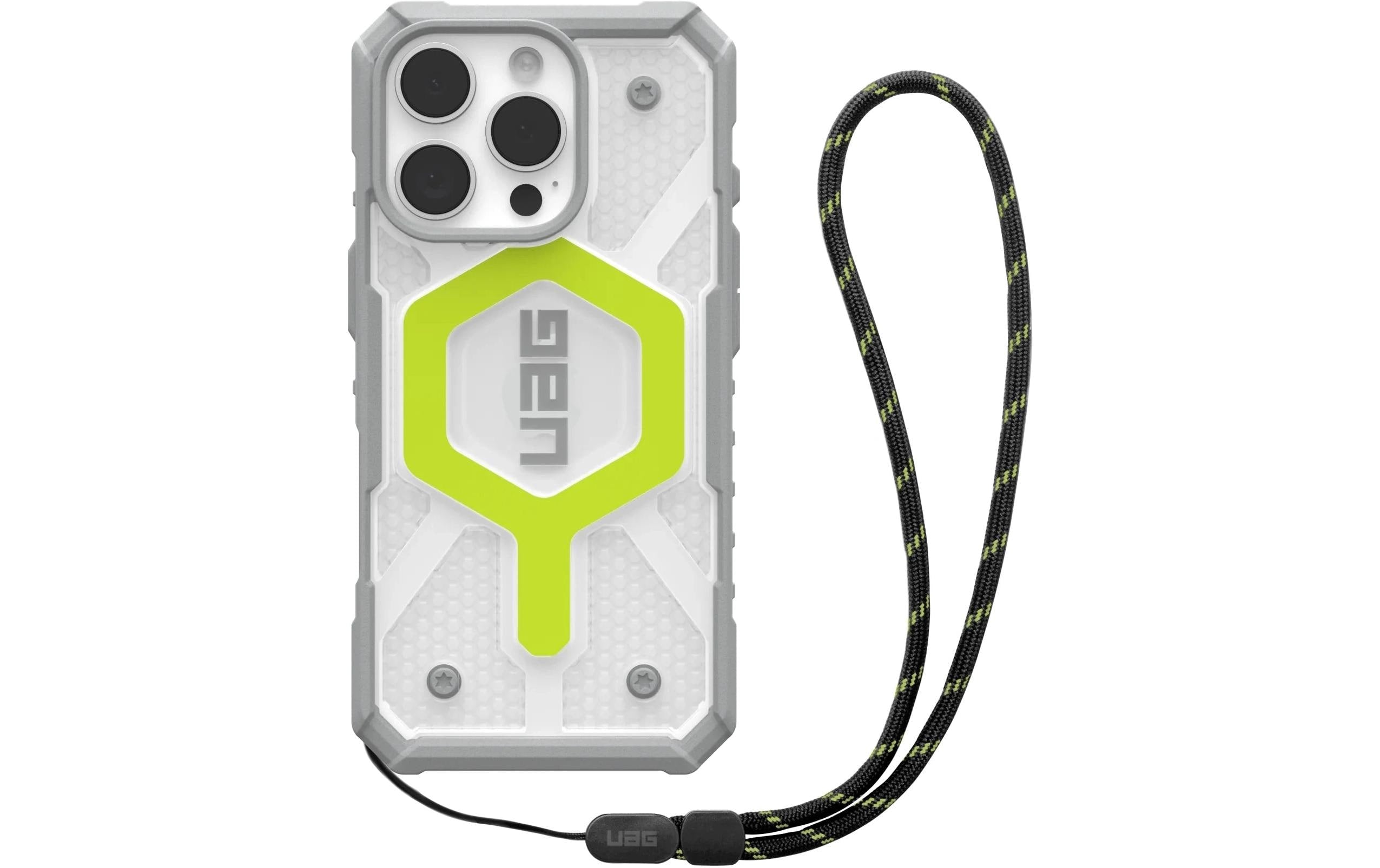UAG Pathfinder Clear Magsafe Case + Lanyard iPhone 16 Pro