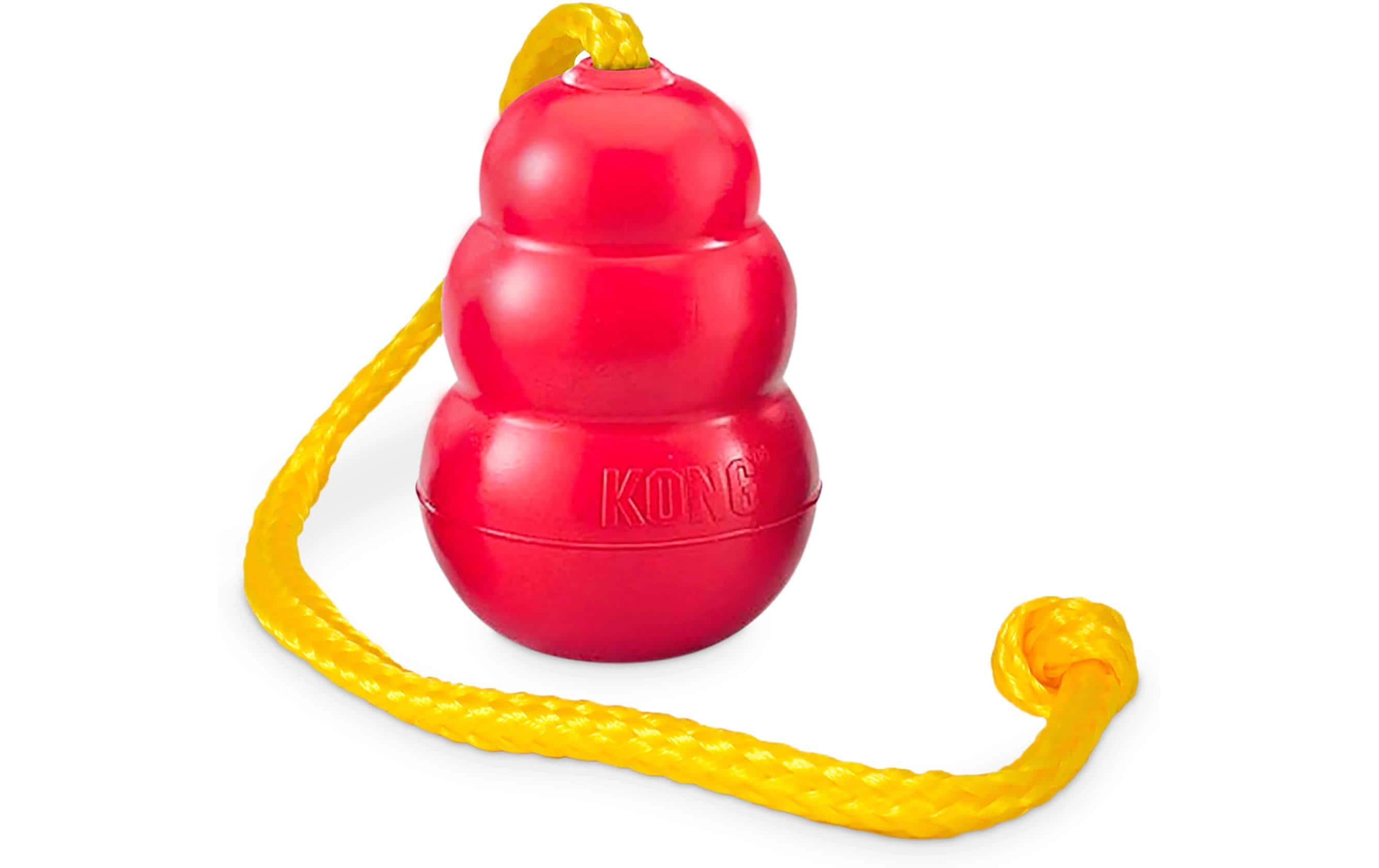 Kong Hunde-Spielzeug Classic mit Seil L